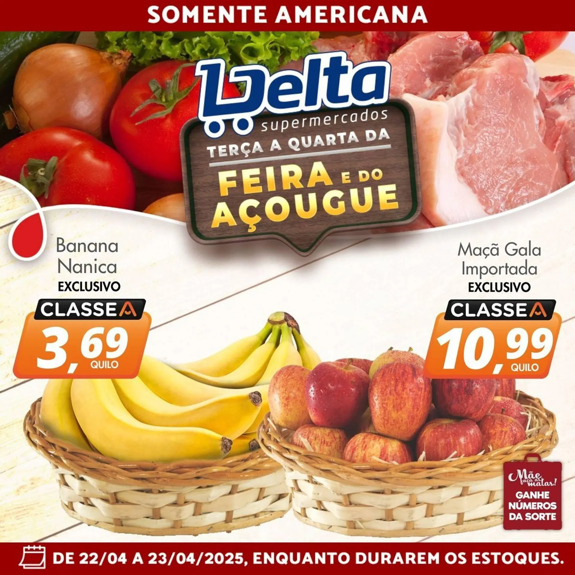 Encarte de Catálogo Delta Supermercados 22 de abril até 23 de abril 2025 - Pagina 1