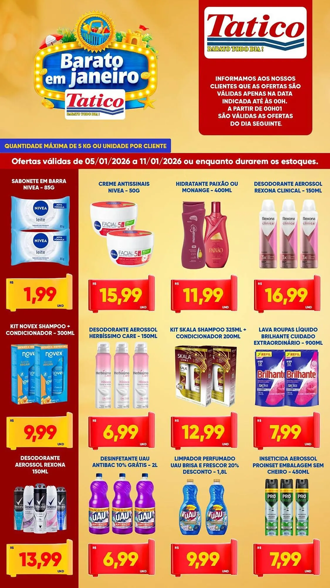 Encarte de Tabloide Tatico 5 de janeiro até 11 de janeiro 2026 - Pagina 5