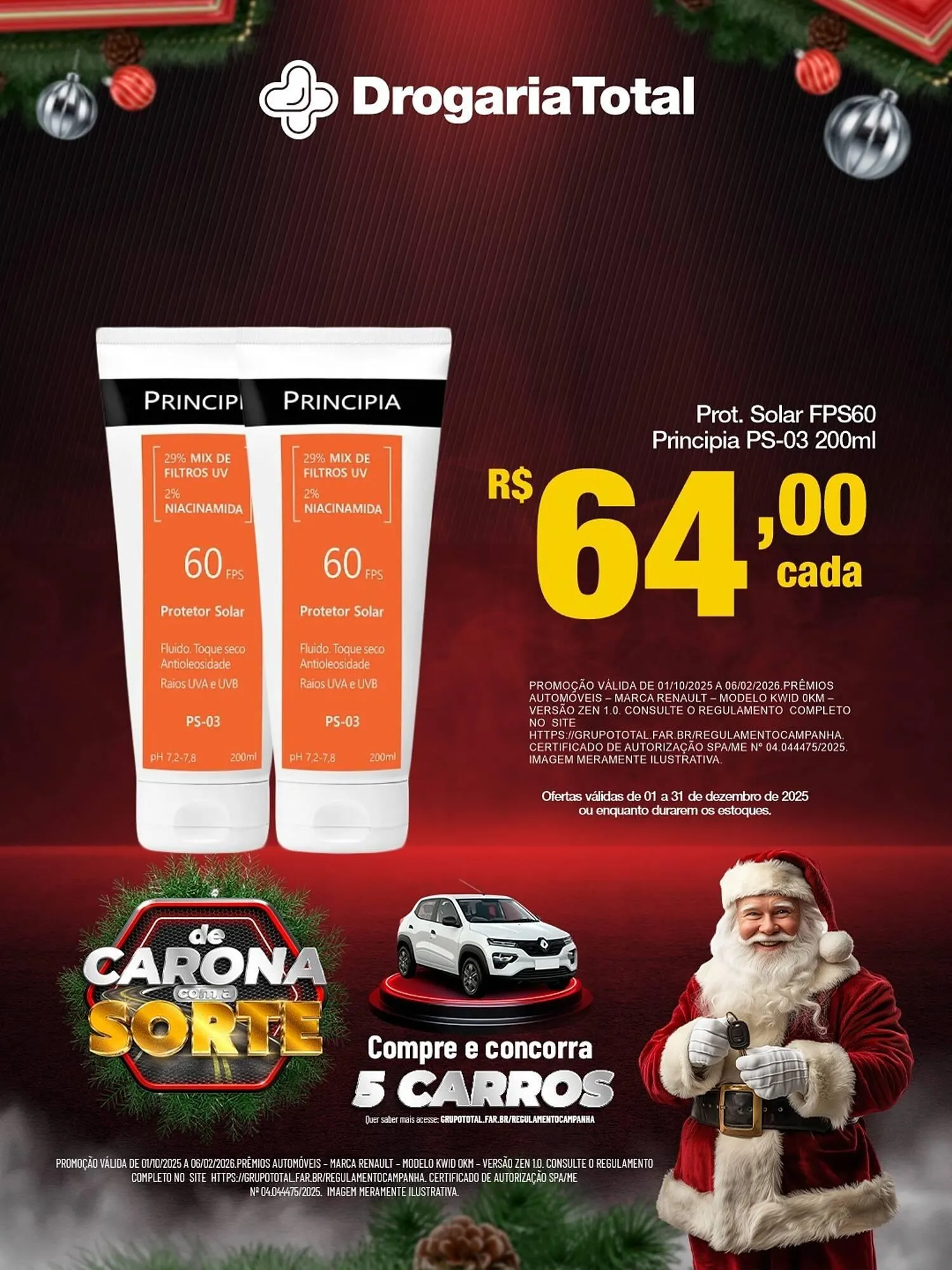 Encarte de Catálogo Drogaria Total 5 de dezembro até 6 de dezembro 2025 - Pagina 1