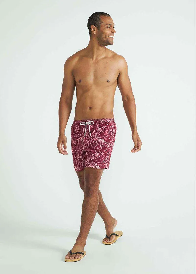 Shorts Masculino Beach Médio Estampado
