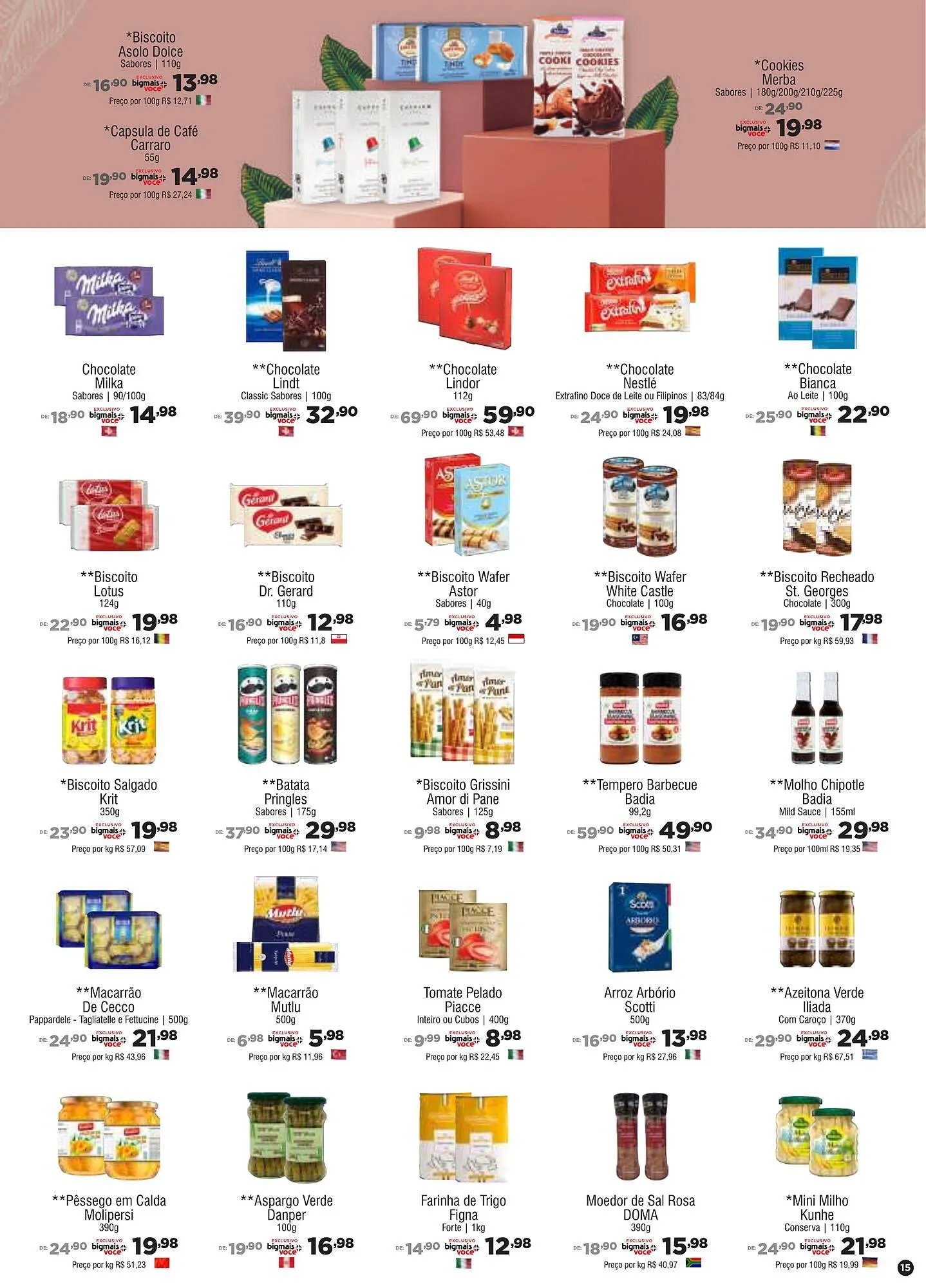 Encarte de Catálogo Big Mais Supermercados 19 de novembro até 9 de dezembro 2025 - Pagina 15