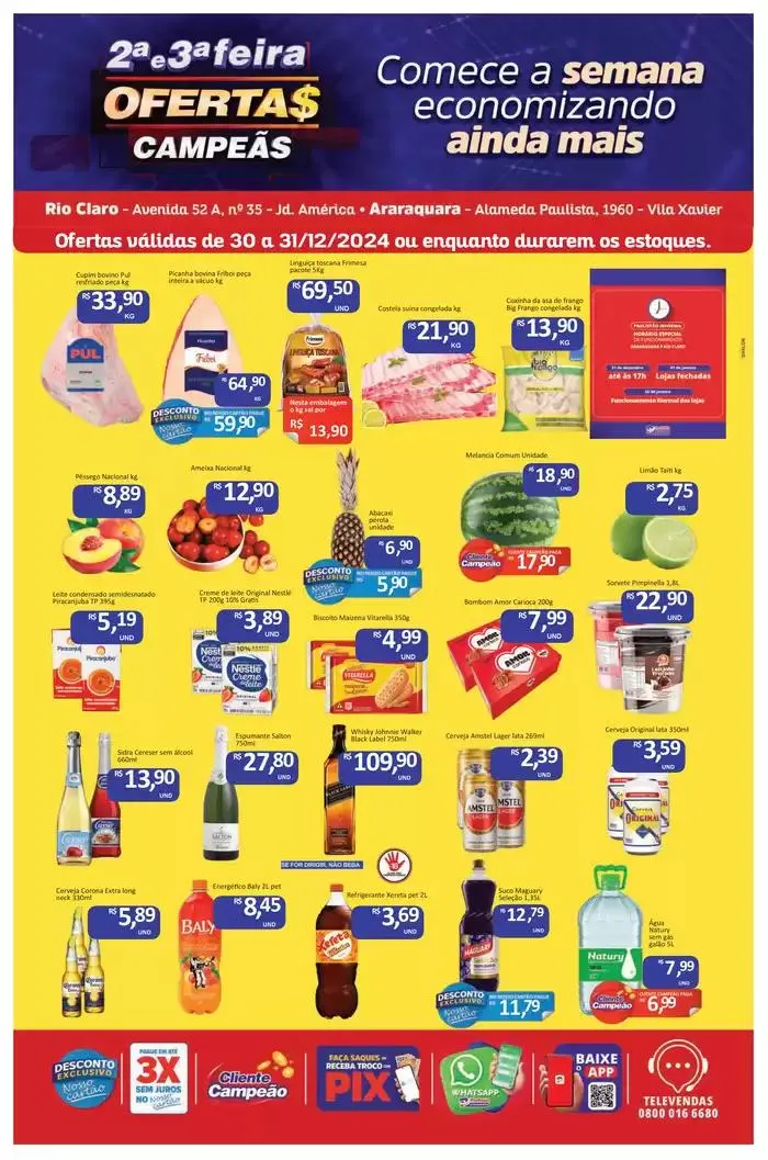 Encarte de Jornal Semanal Paulistão Atacadista 30 de dezembro até 31 de dezembro 2024 - Pagina 1