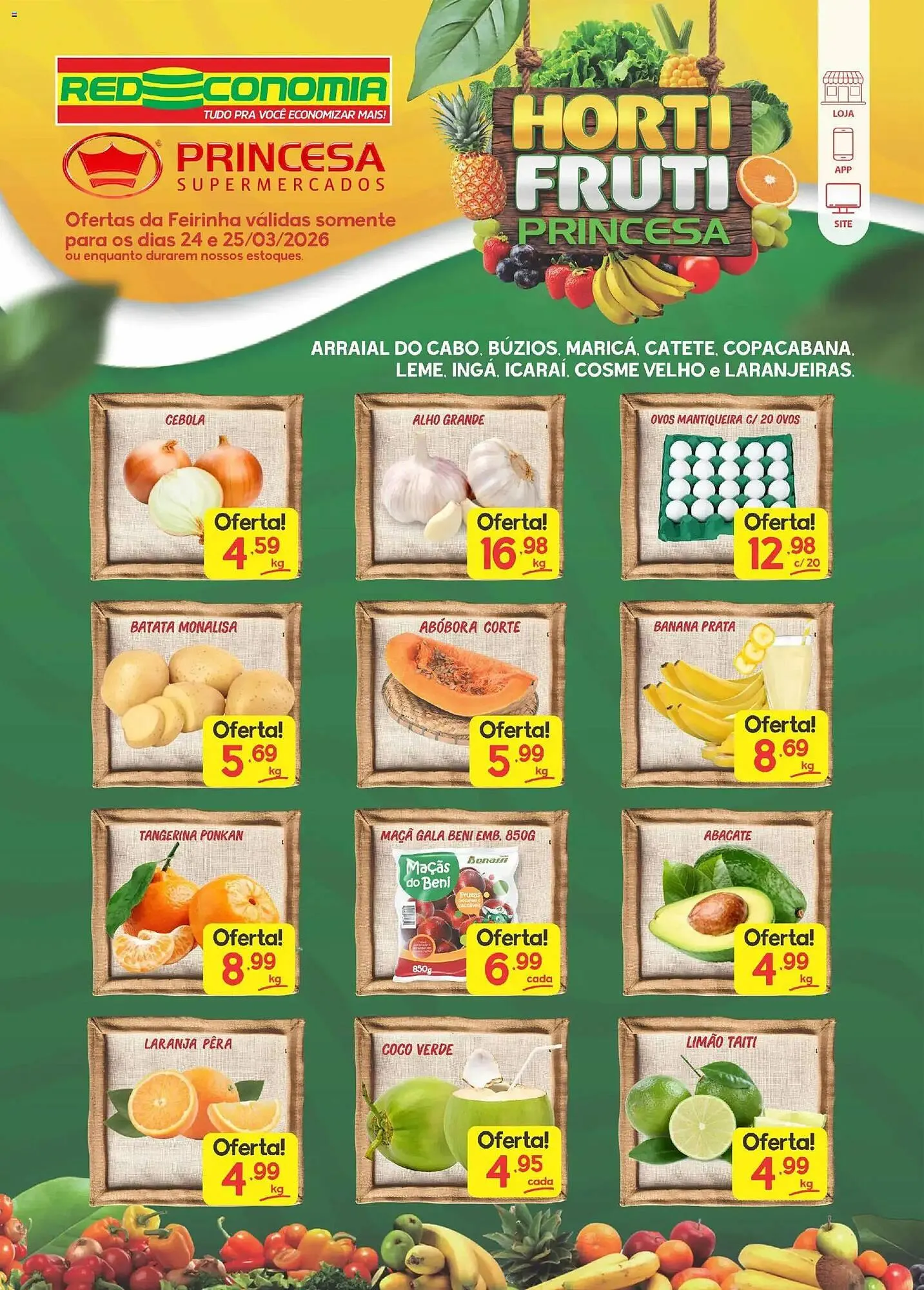 Encarte de Encarte Supermercados Princesa 24 de março até 25 de março 2026 - Pagina 1