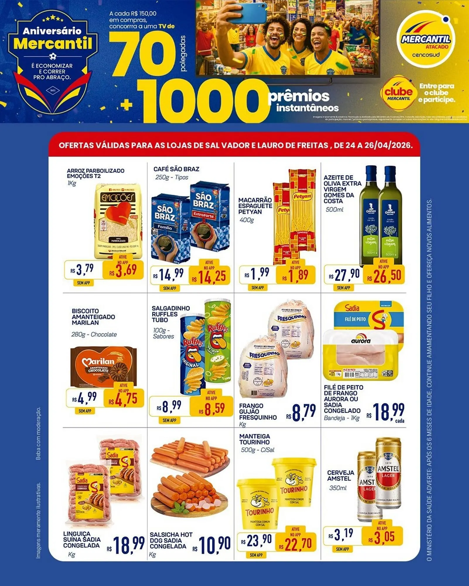 Encarte de Folheto Mercantil Rodrigues 24 de abril até 28 de abril 2026 - Pagina 1