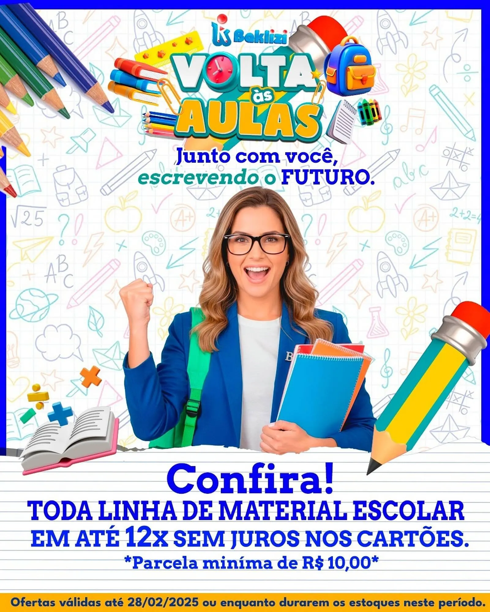 Encarte de Catálogo Supermercados Baklizi 23 de fevereiro até 28 de fevereiro 2026 - Pagina 1