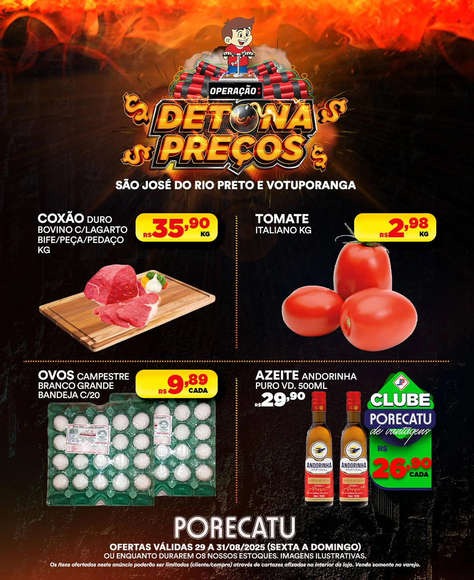 Encarte de Catálogo Supermercado Porecatu 29 de agosto até 31 de agosto 2025 - Pagina 2