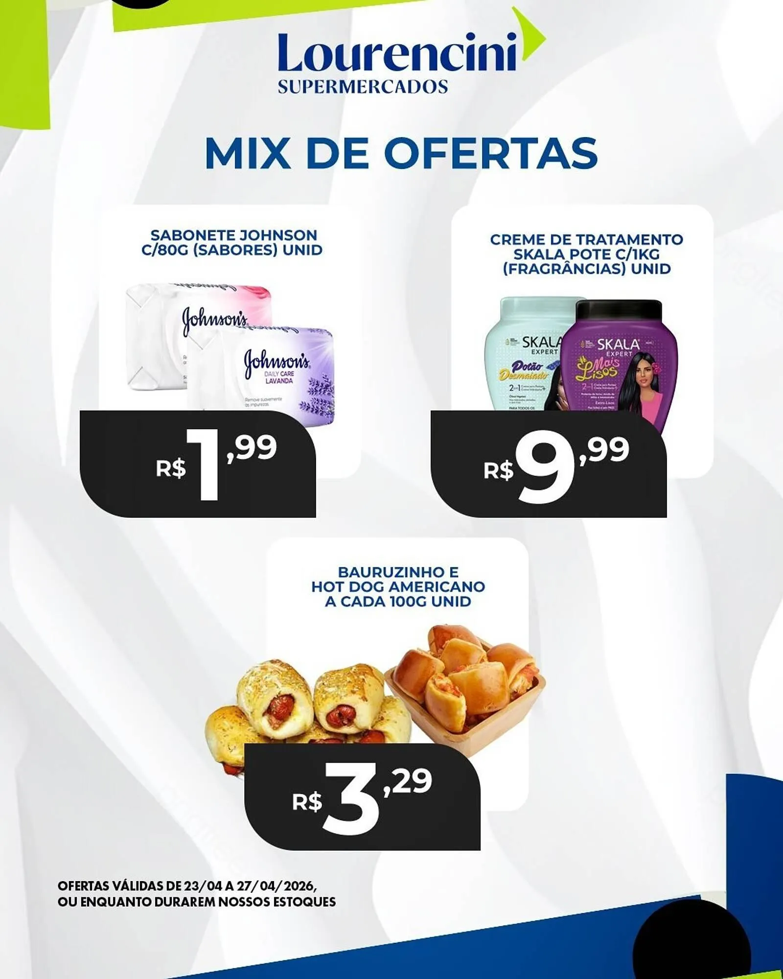Encarte de Catálogo Lourencini Supermercados 25 de abril até 27 de abril 2026 - Pagina 3