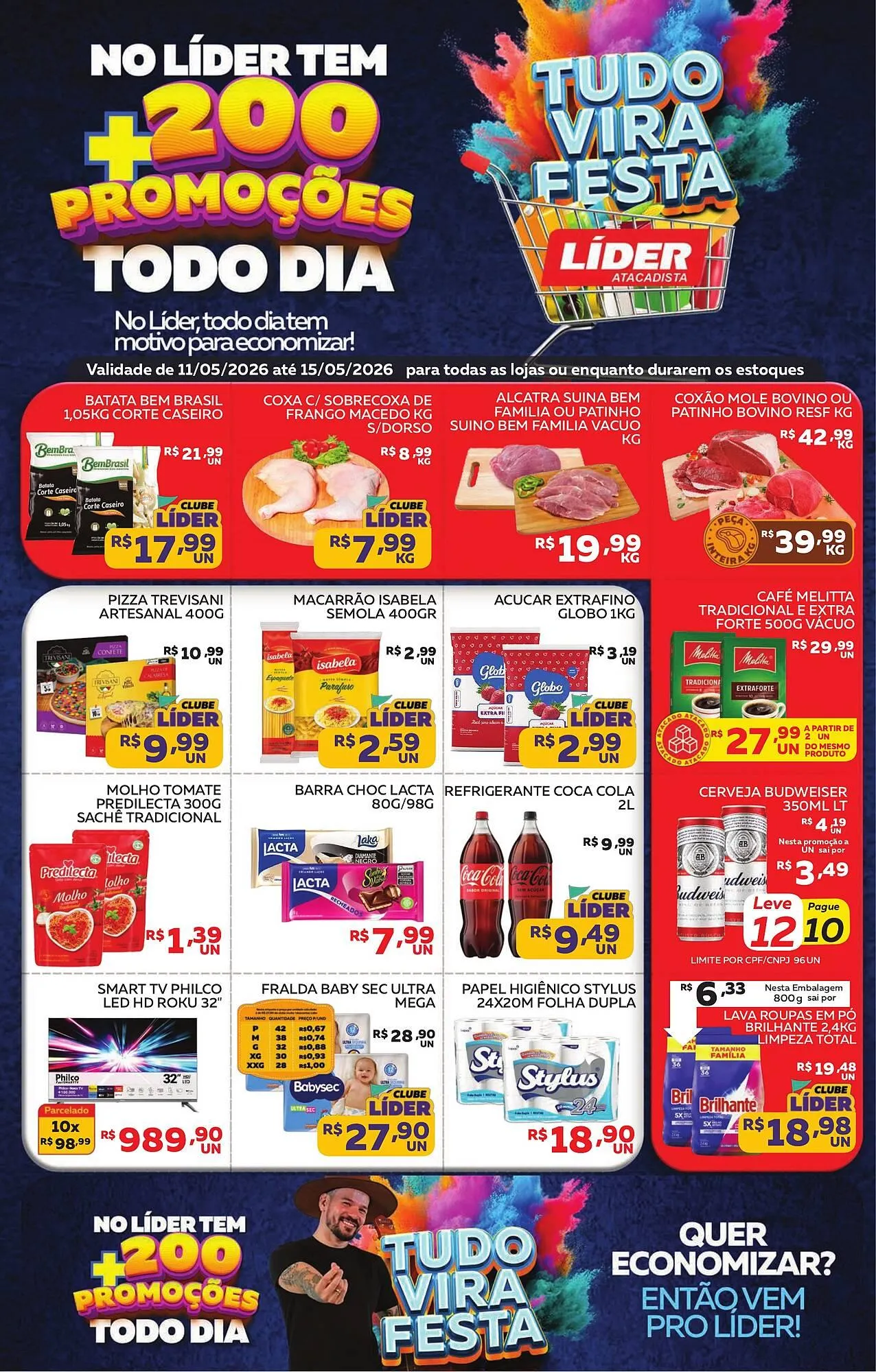 Encarte de Encarte Lider Atacadista 12 de maio até 15 de maio 2026 - Pagina 1