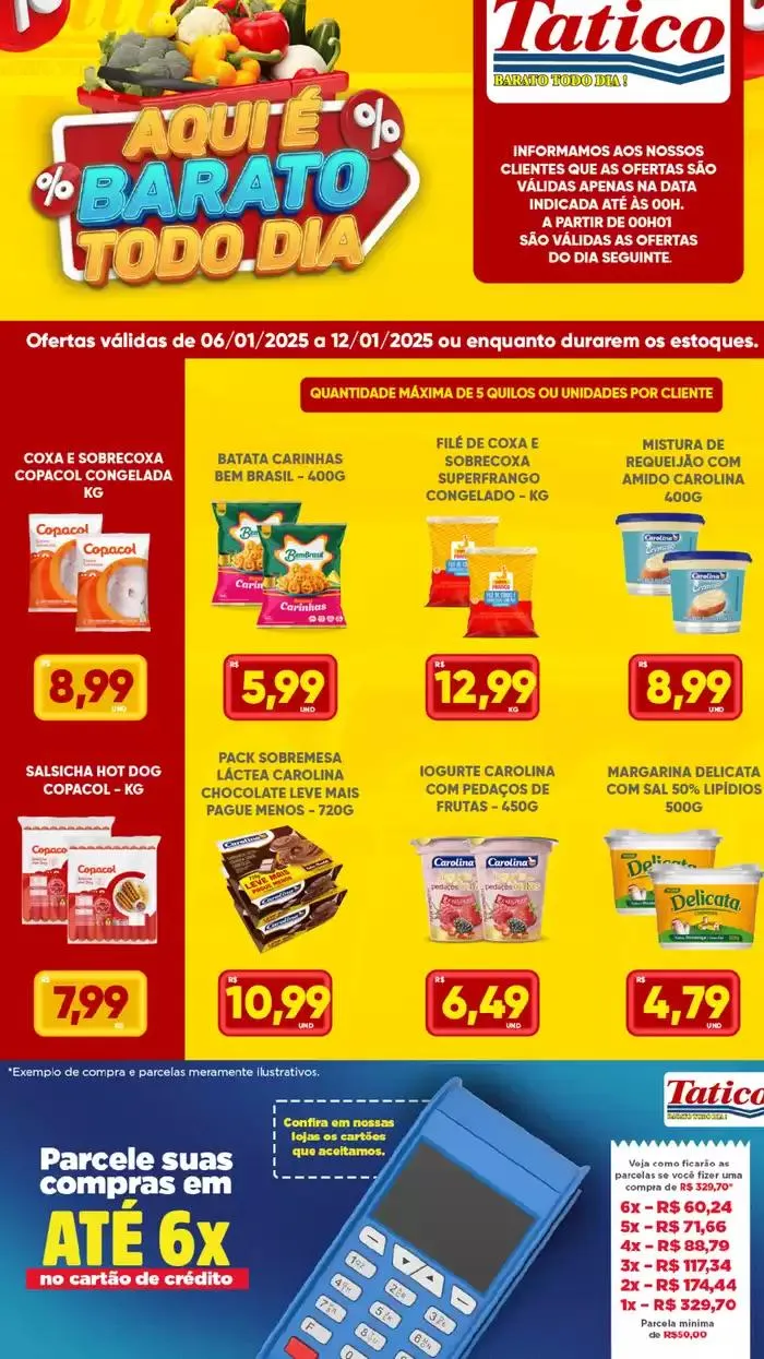 Encarte de Grandes descontos em produtos selecionados 6 de janeiro até 12 de janeiro 2025 - Pagina 1