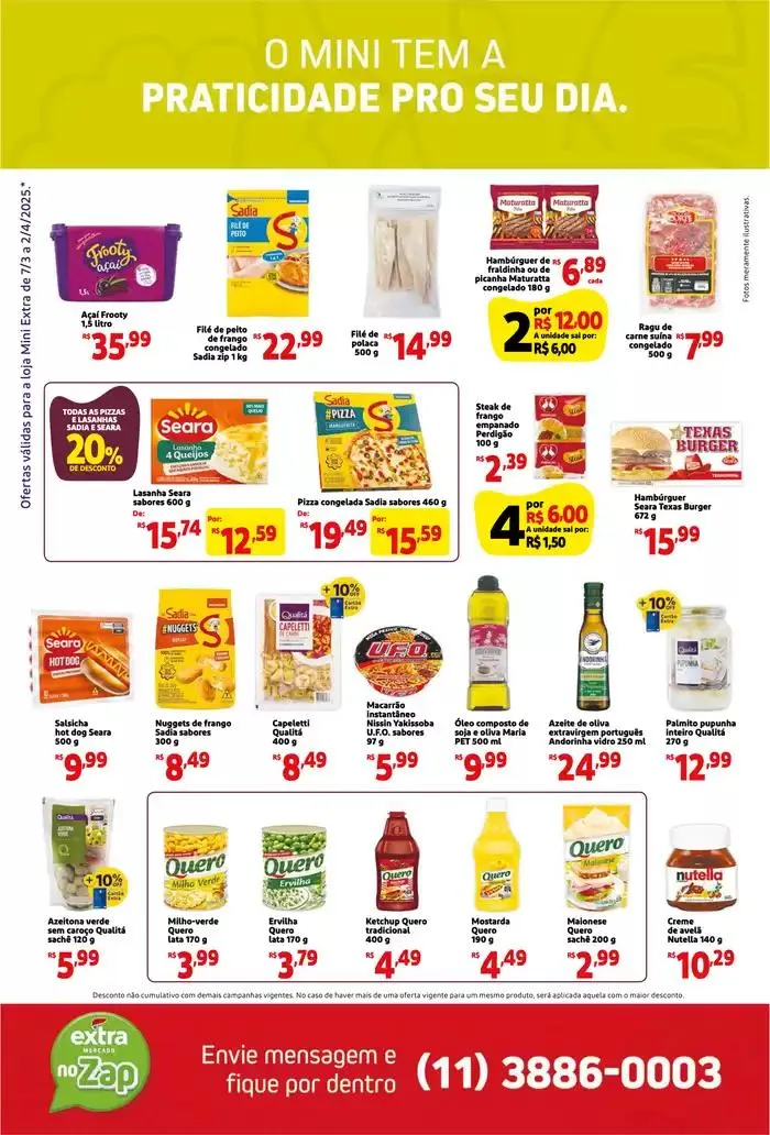 Encarte de Pechinchas e ofertas atuais 7 de março até 2 de abril 2025 - Pagina 3