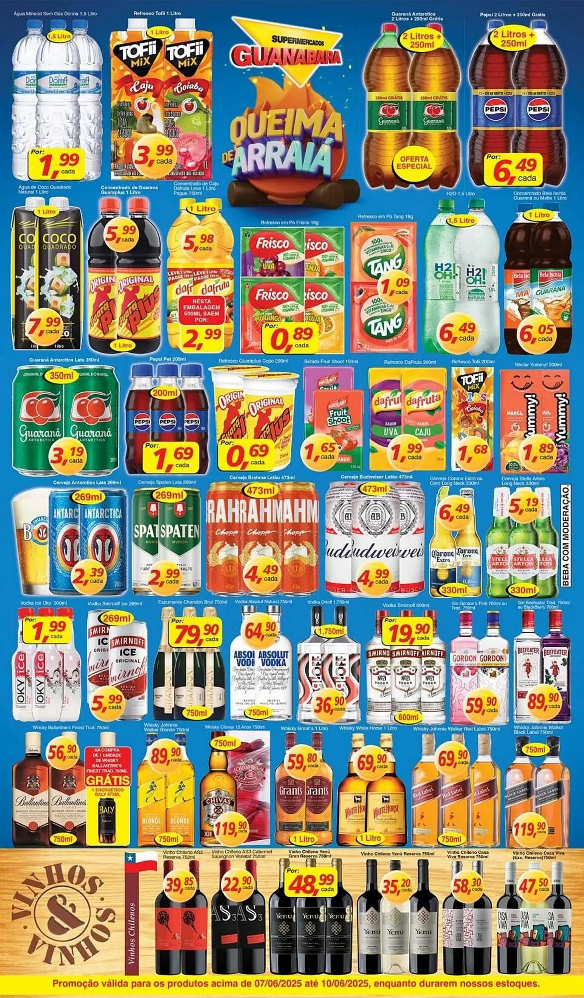Encarte de Catálogo Supermercados Guanabara 7 de junho até 10 de junho 2025 - Pagina 6