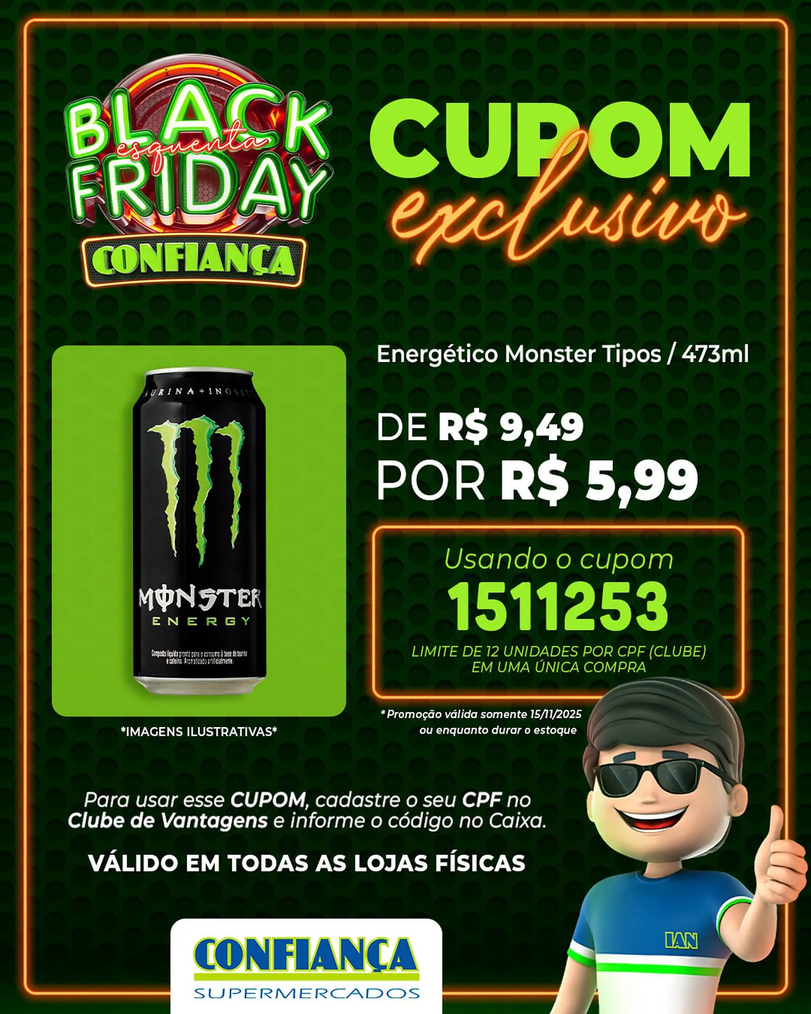 Encarte de Catálogo Confiança Supermercados 15 de novembro até 17 de novembro 2025 - Pagina 3