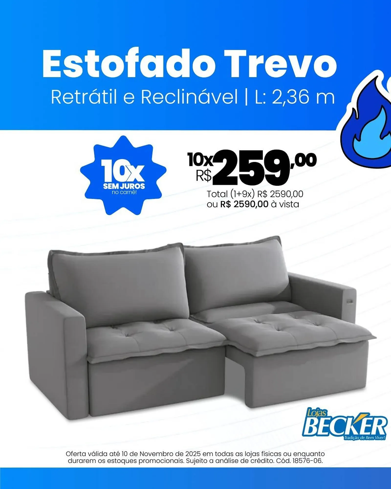 Encarte de Folheto Lojas Becker 10 de novembro até 10 de novembro 2025 - Pagina 1