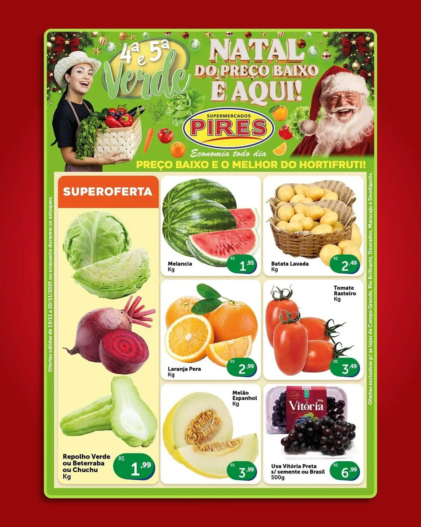 Encarte de Tabloide Pires 19 de novembro até 20 de novembro 2025 - Pagina 1