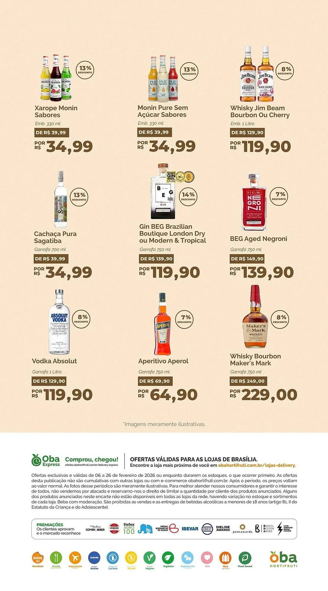 Encarte de Folheto Oba Hortifruti 6 de fevereiro até 26 de fevereiro 2026 - Pagina 4
