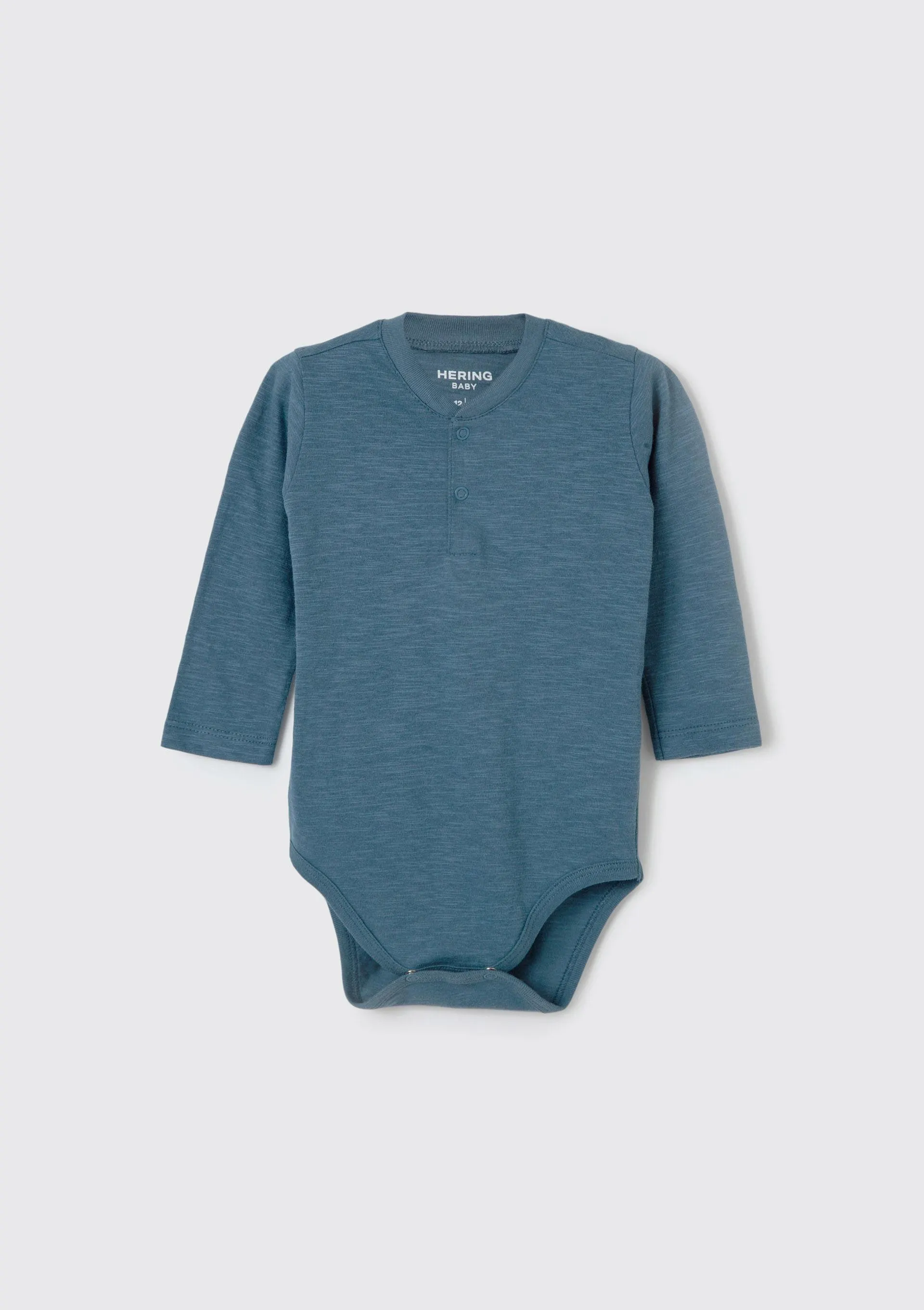 Body Bebê Menino Manga Longa - Azul