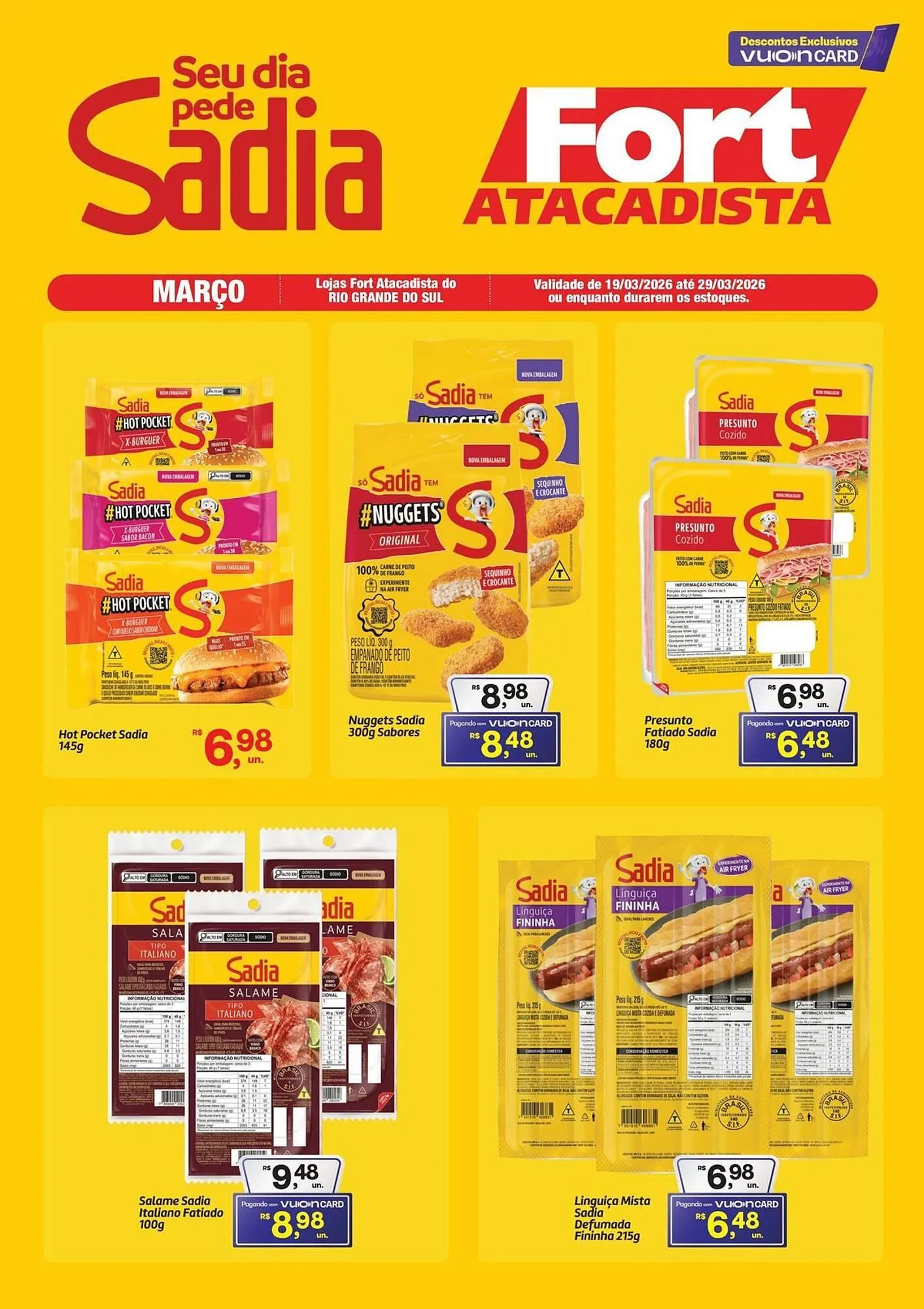 Encarte de Tabloide Fort Atacadista 19 de março até 29 de março 2026 - Pagina 1