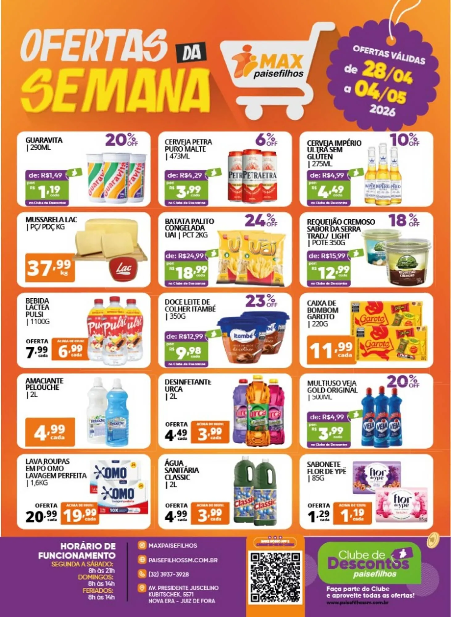 Encarte de Catálogo Pais e Filhos Supermercados 28 de abril até 4 de maio 2026 - Pagina 2