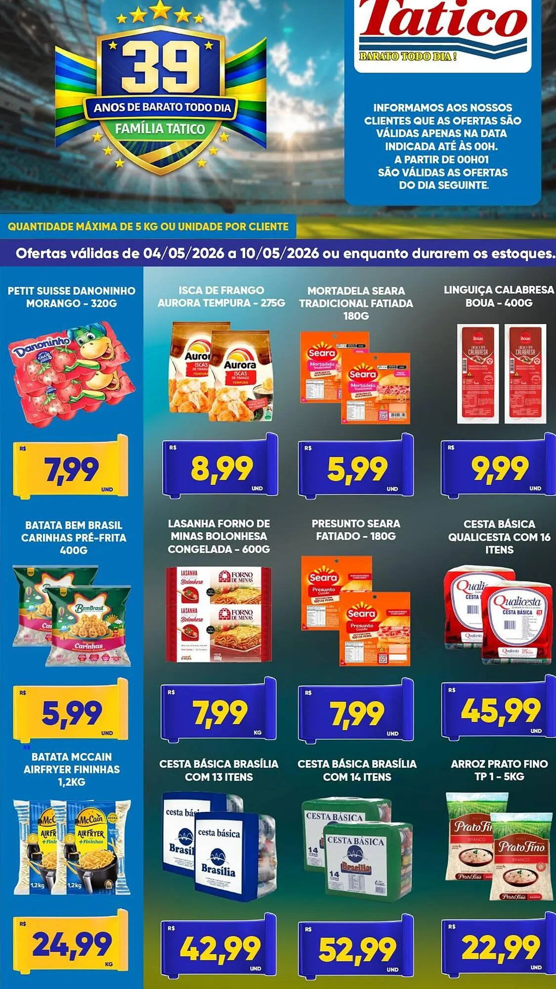 Encarte de Tabloide Tatico 4 de maio até 10 de maio 2026 - Pagina 2