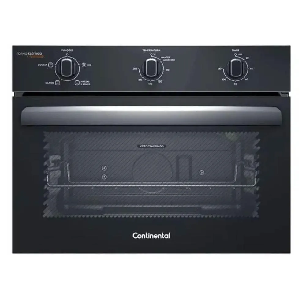 Forno Elétrico Continental 50 Litros de Embutir TOPLimpaFácil