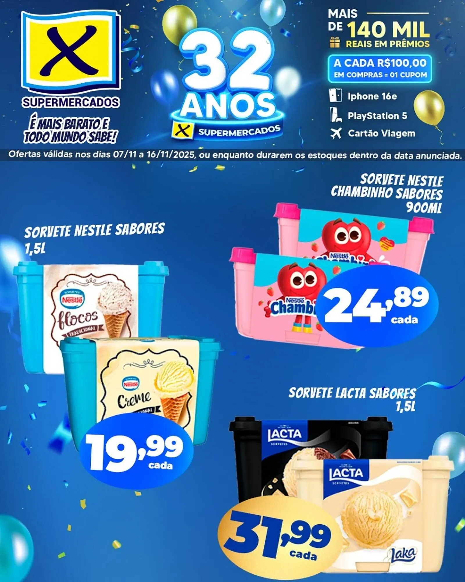 Encarte de Folheto X Supermercados 7 de novembro até 16 de novembro 2025 - Pagina 2