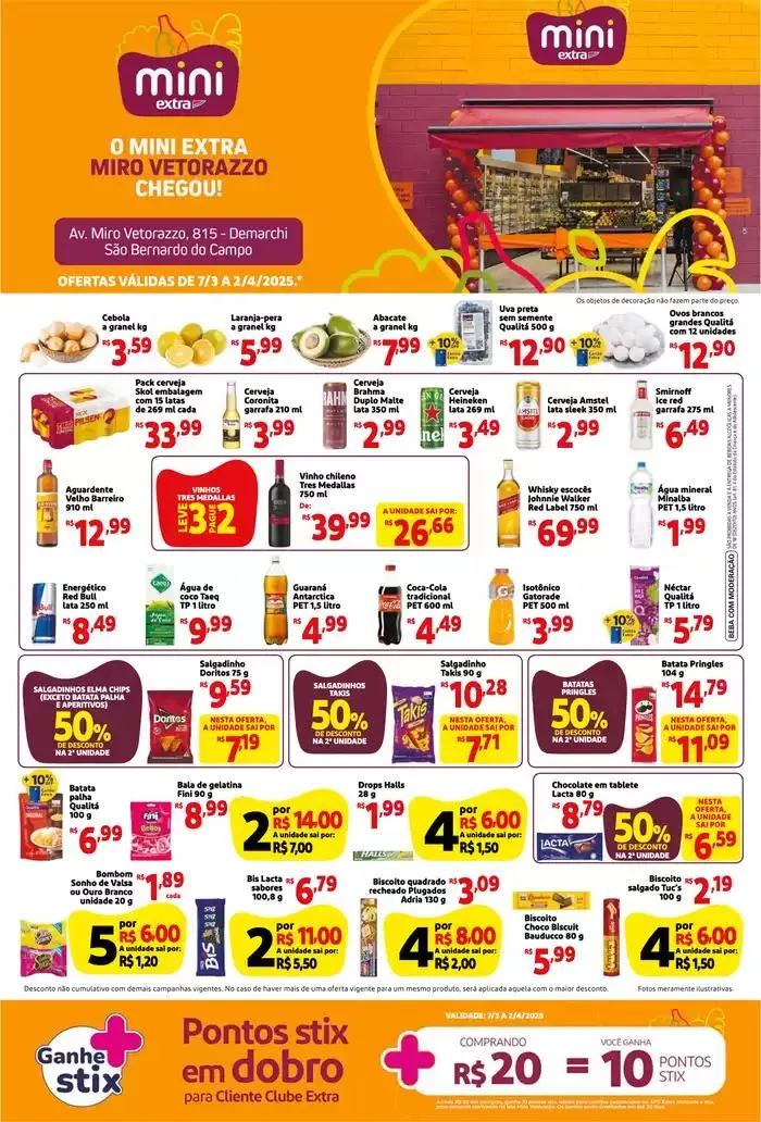 Encarte de Pechinchas e ofertas atuais 7 de março até 2 de abril 2025 - Pagina 1