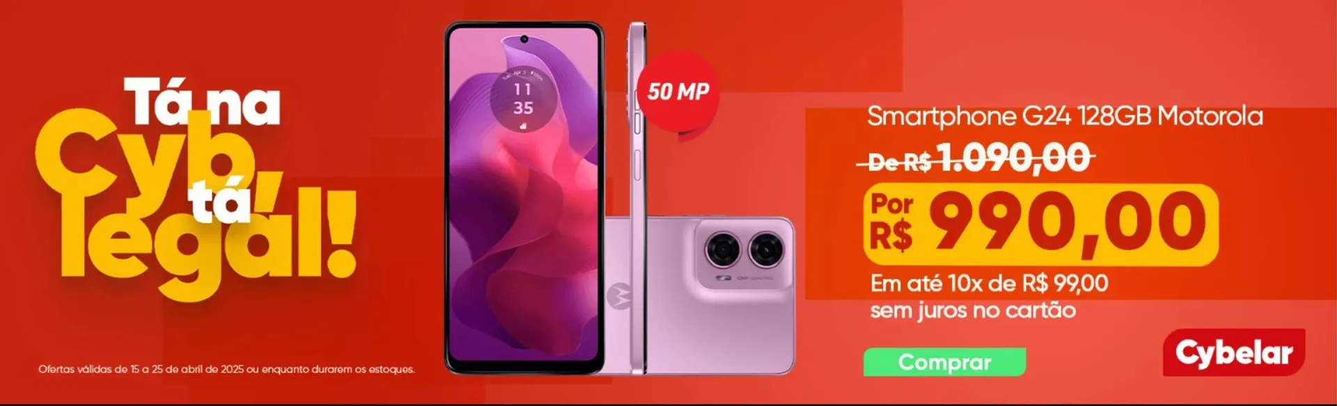 Encarte de Catálogo Cybelar 24 de abril até 25 de abril 2025 - Pagina 4