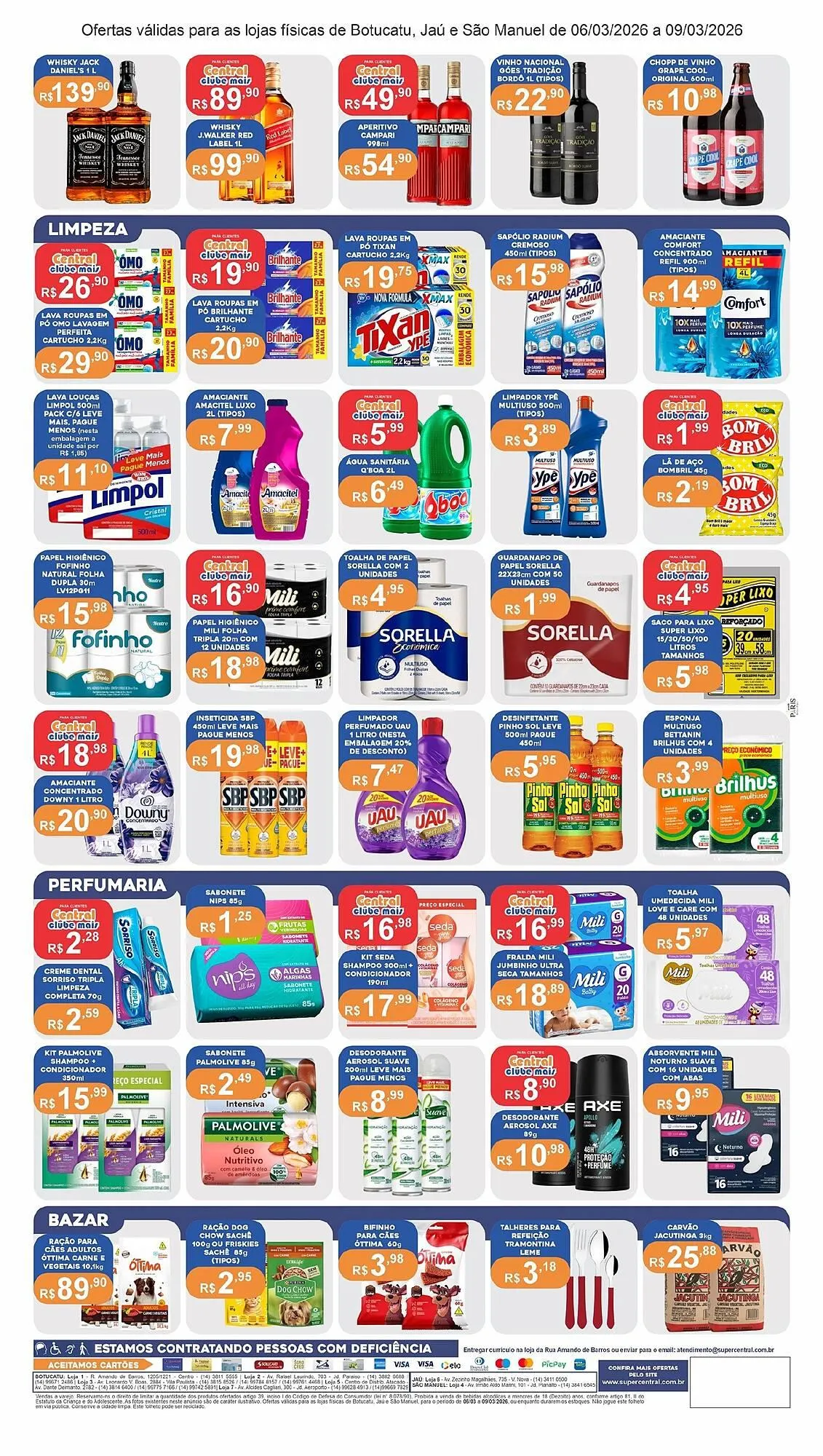 Encarte de Catálogo Central Supermercados 6 de março até 9 de março 2026 - Pagina 4