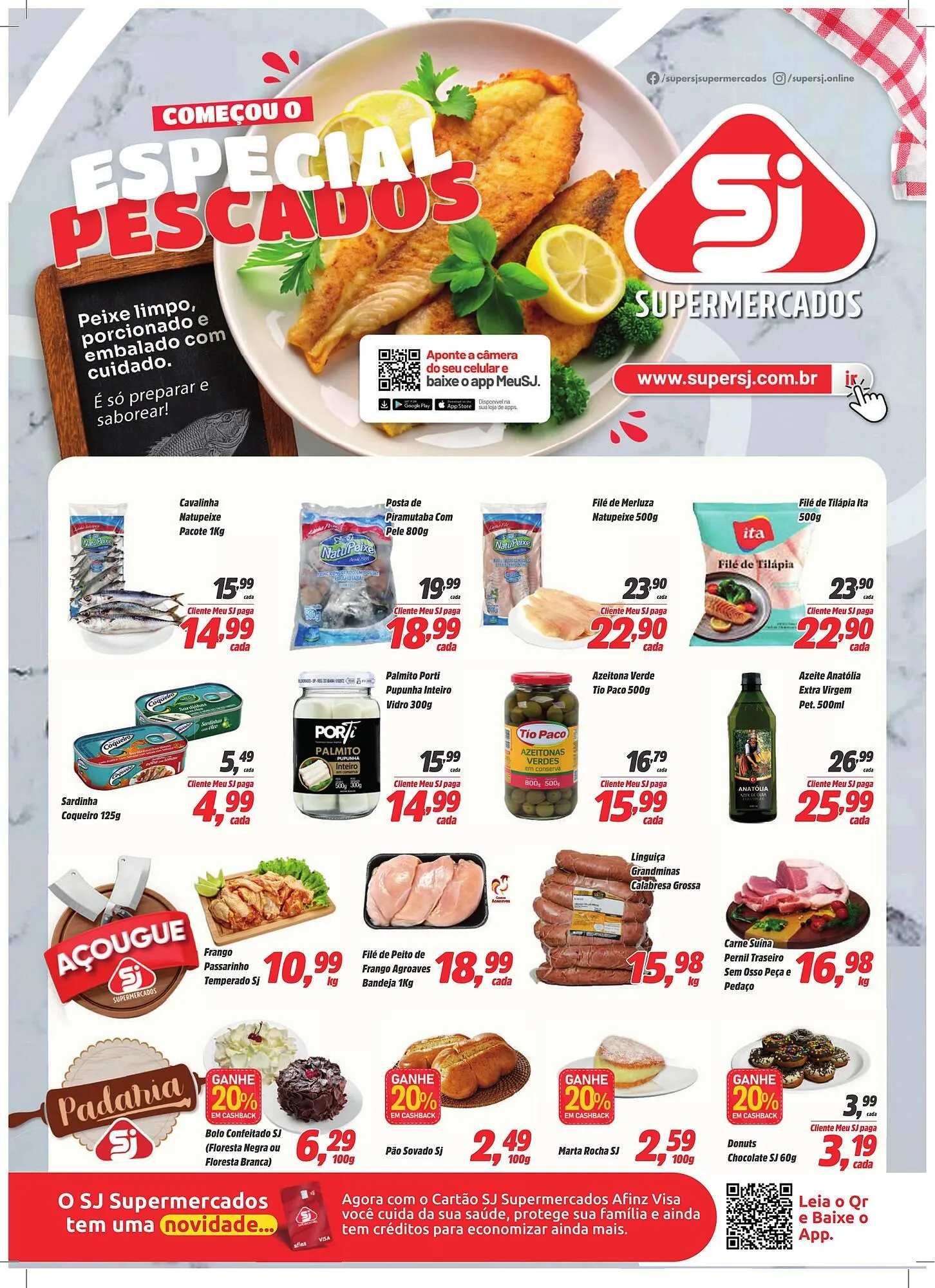 Encarte de Encarte Sj Supermercados 19 de março até 11 de abril 2026 - Pagina 1