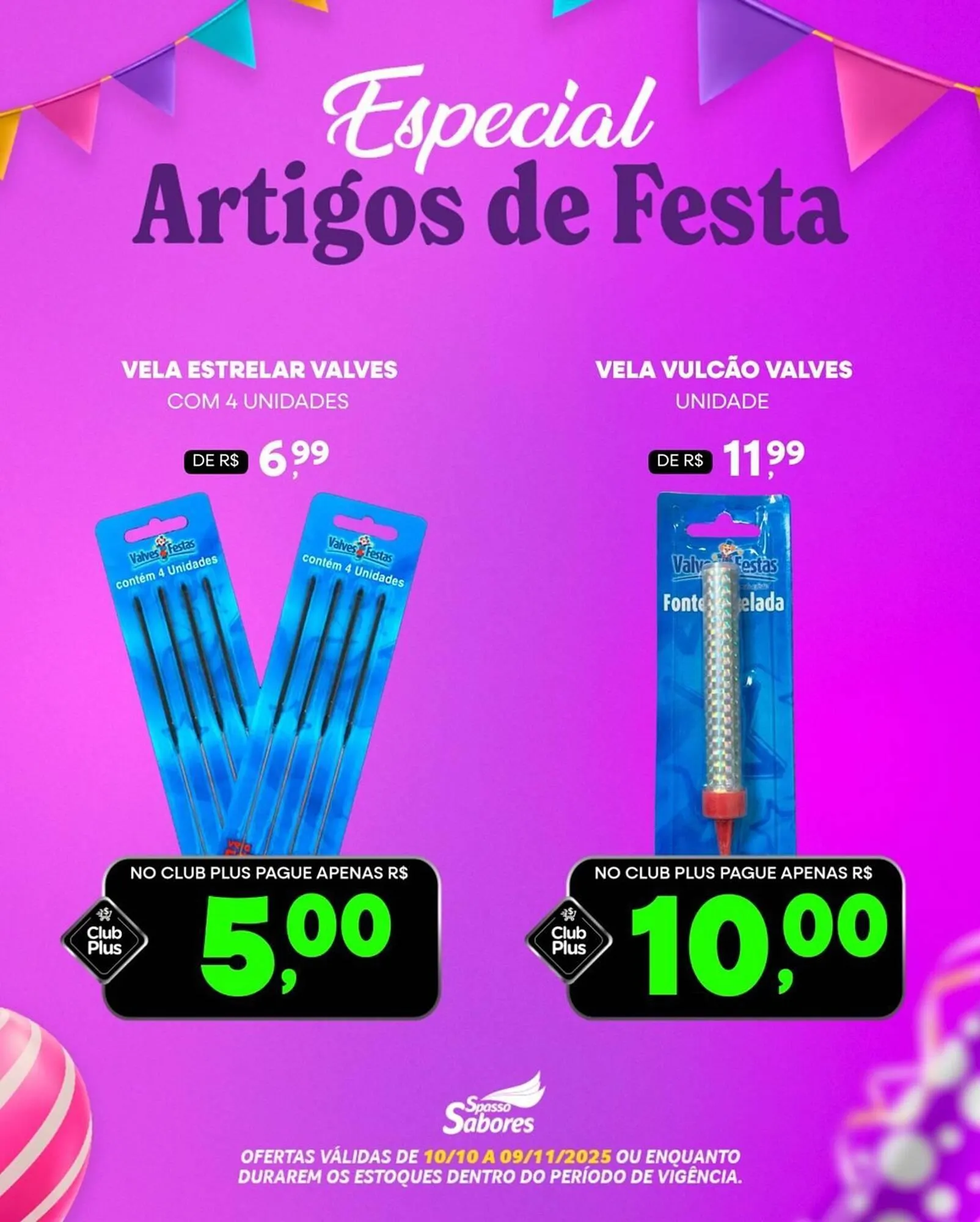 Encarte de Folheto Spasso Sabores 10 de outubro até 9 de novembro 2025 - Pagina 2