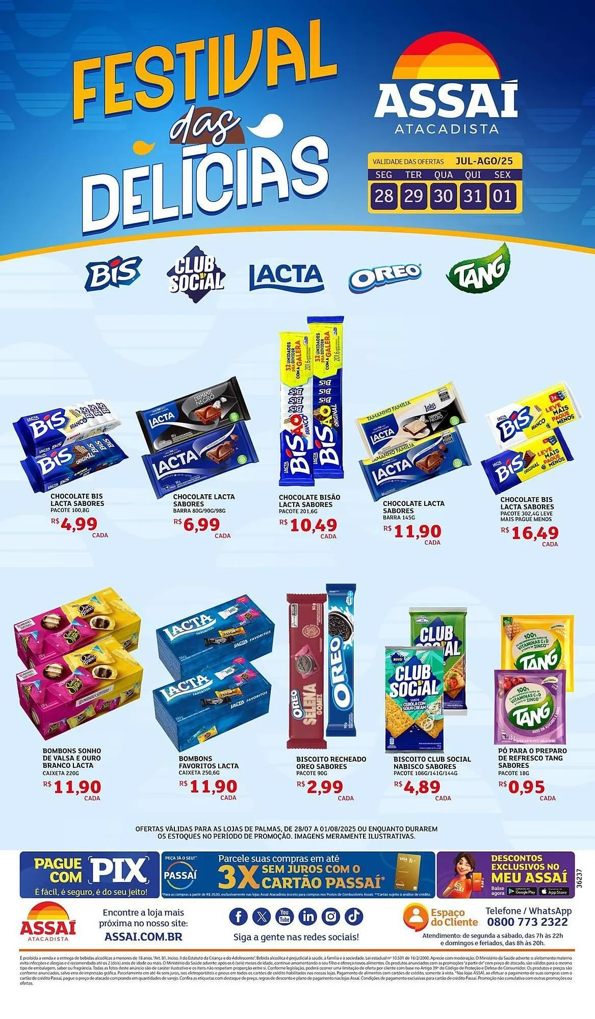 Encarte de Catálogo Assaí Atacadista 28 de julho até 1 de agosto 2025 - Pagina 1