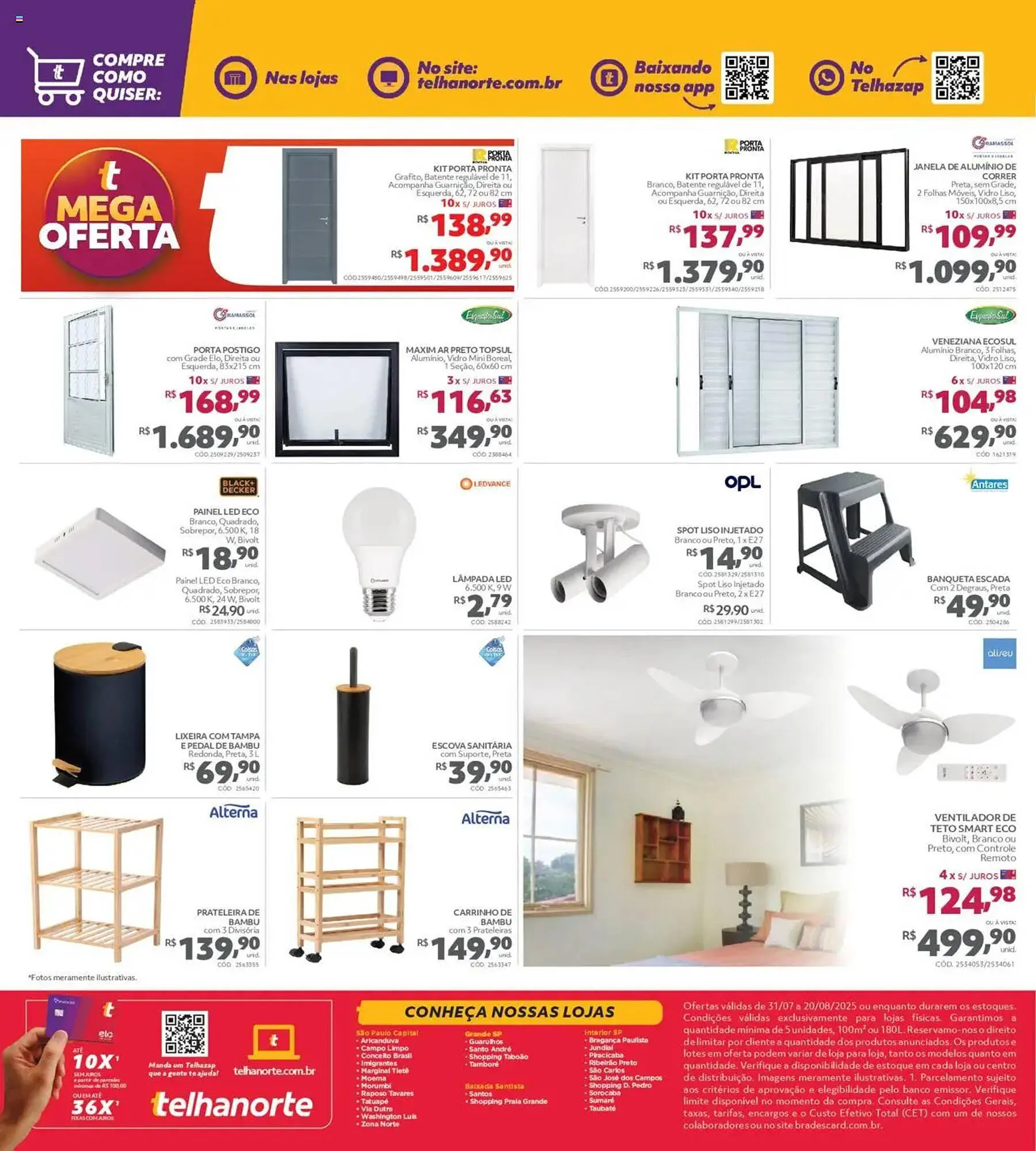 Encarte de Catálogo Telhanorte 31 de julho até 21 de agosto 2025 - Pagina 10