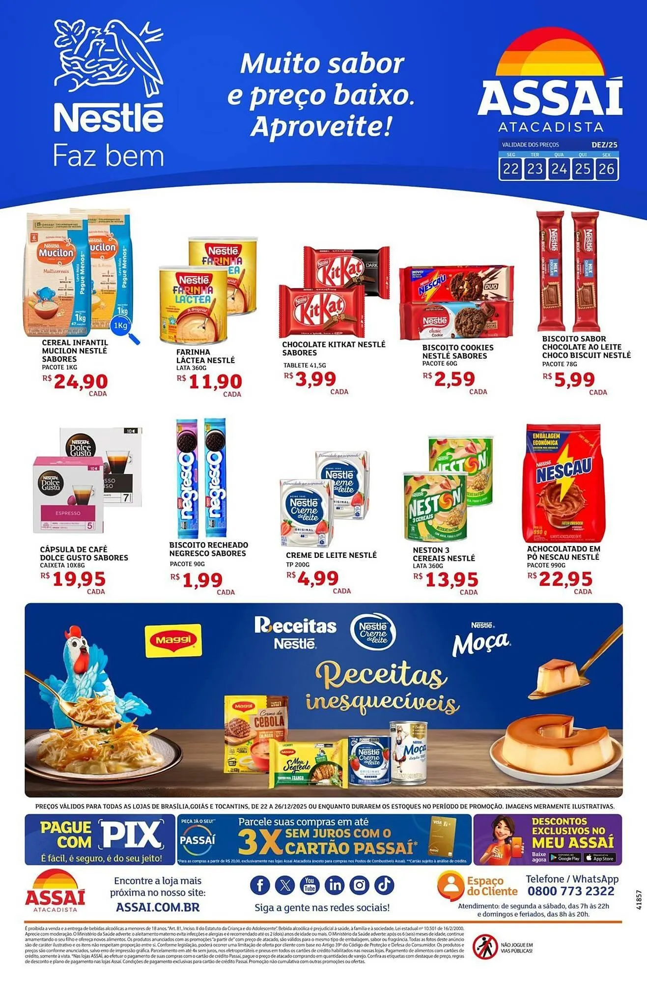 Encarte de Encarte Assaí Atacadista 22 de dezembro até 26 de dezembro 2025 - Pagina 1