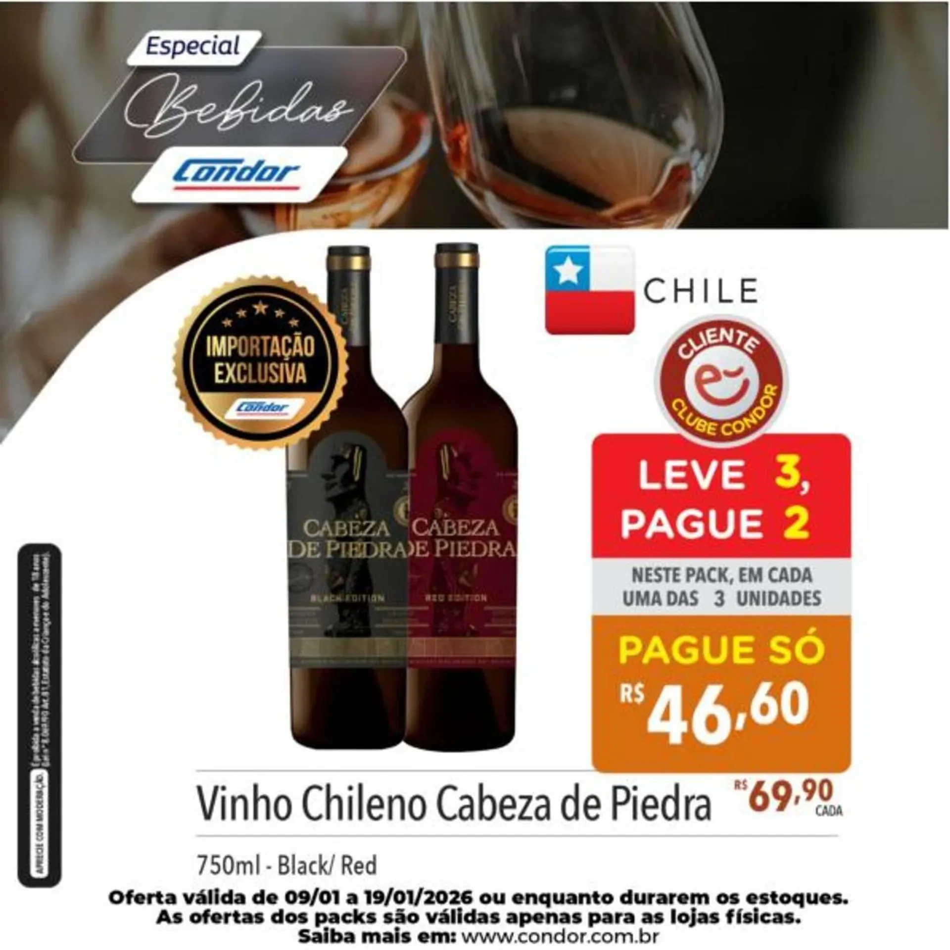 Encarte de Catálogo Supermercados Condor 9 de janeiro até 19 de janeiro 2026 - Pagina 15