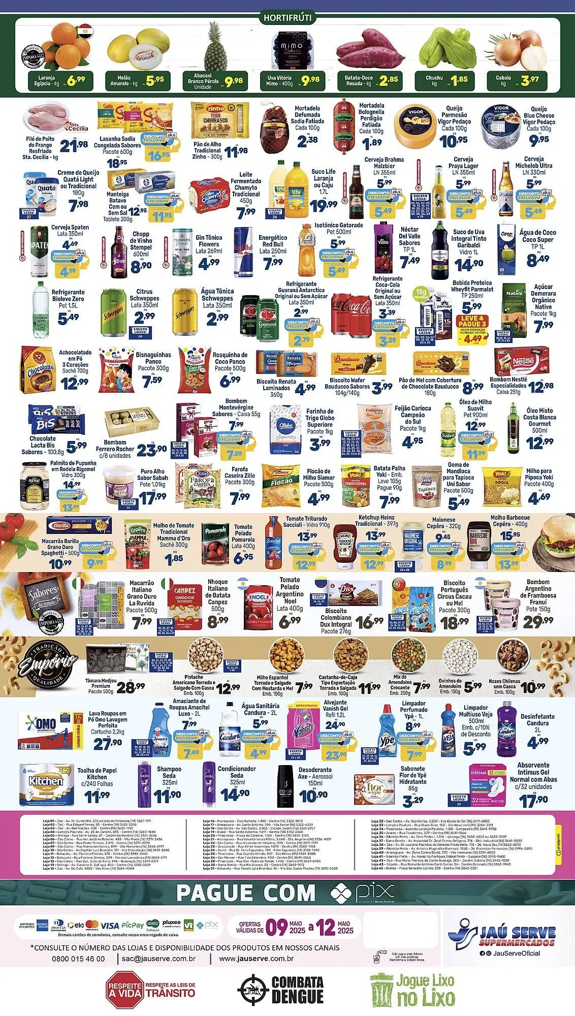 Encarte de Catálogo Supermercados Jau Serve 9 de maio até 12 de maio 2025 - Pagina 2