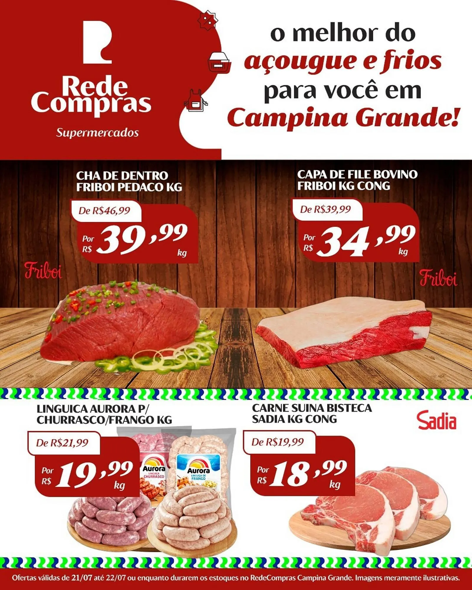 Encarte de Catálogo Rede Compras 21 de julho até 22 de julho 2025 - Pagina 1