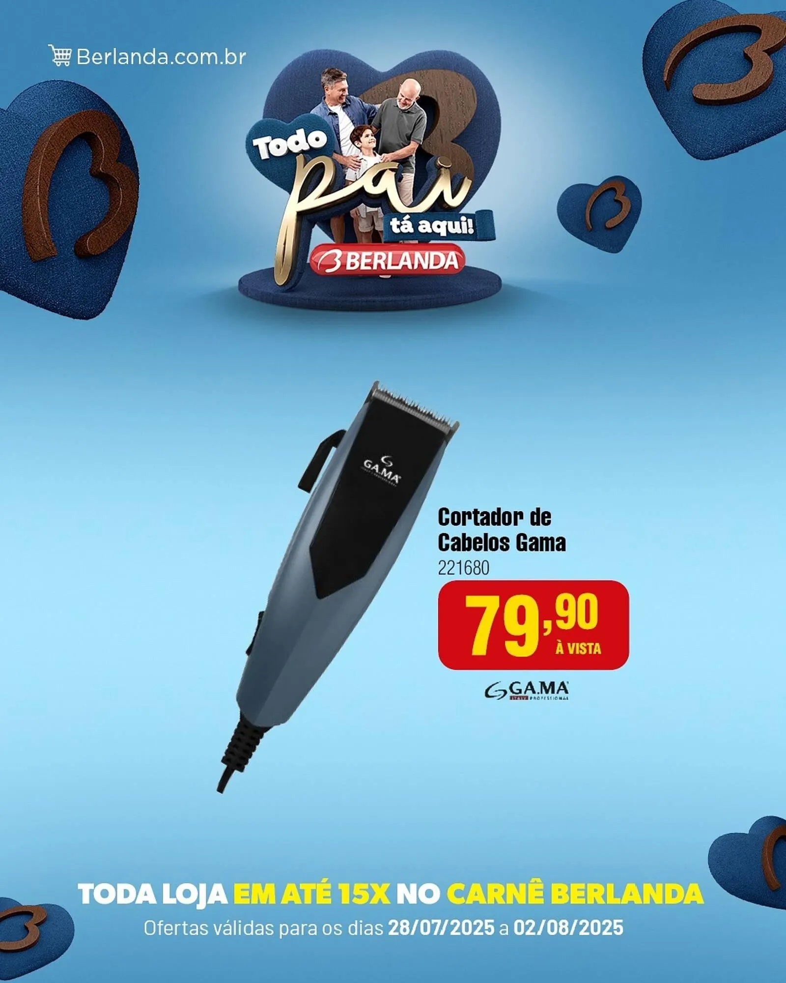 Encarte de Catálogo Berlanda 29 de julho até 2 de agosto 2025 - Pagina 3