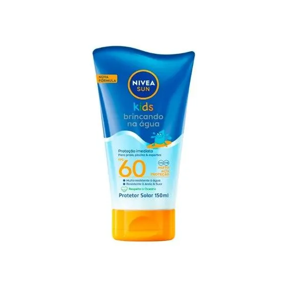 Protetor Solar Nivea Sun Fps60 Kids Swin E Play 150ml