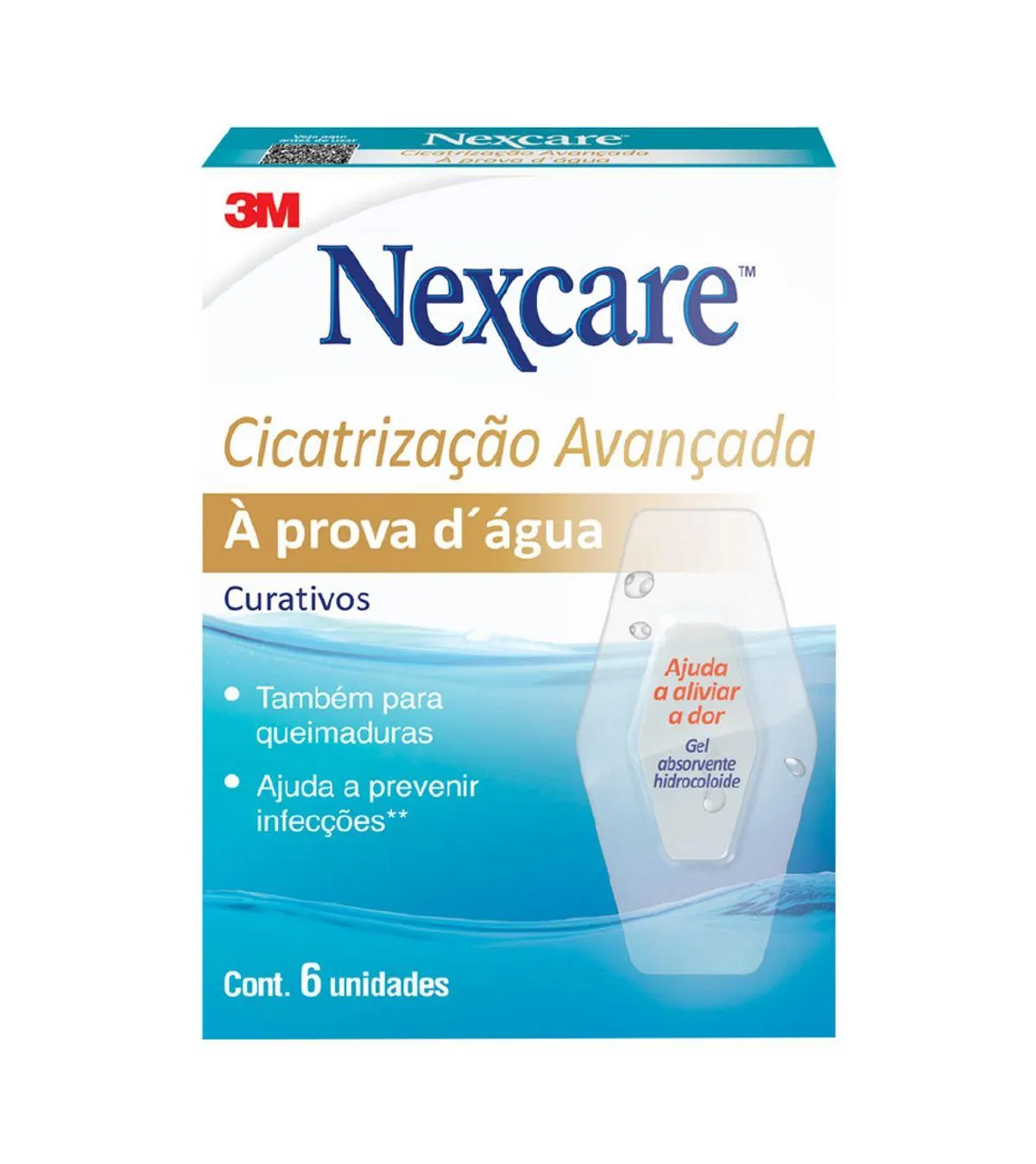 Curativo 3m Nexcare Com 6 Adesivos Cicatrizacao Avancada