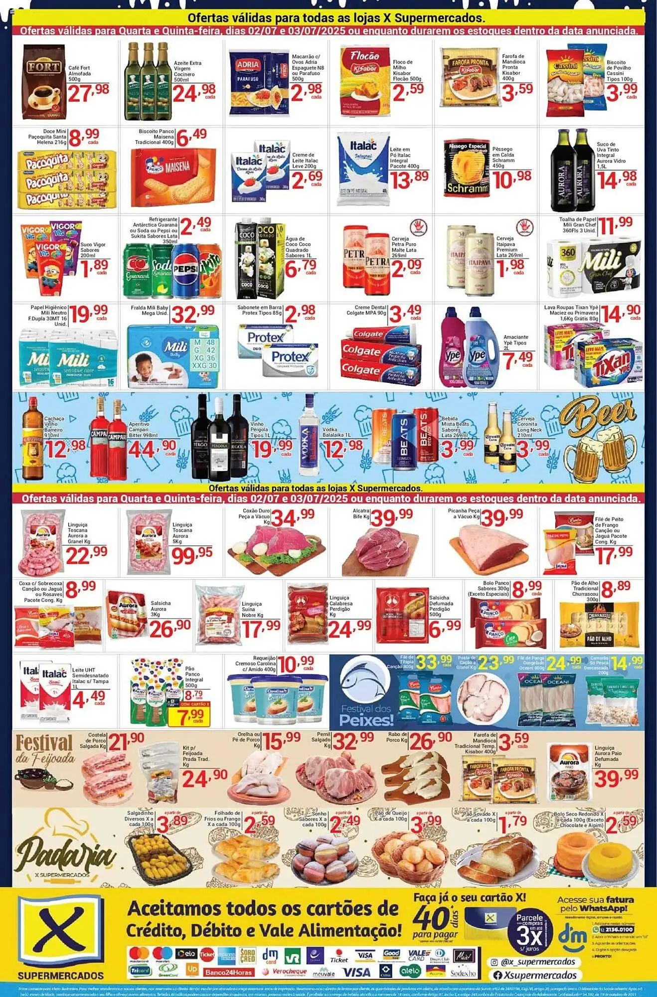 Encarte de Catálogo X Supermercados 2 de julho até 4 de julho 2025 - Pagina 2