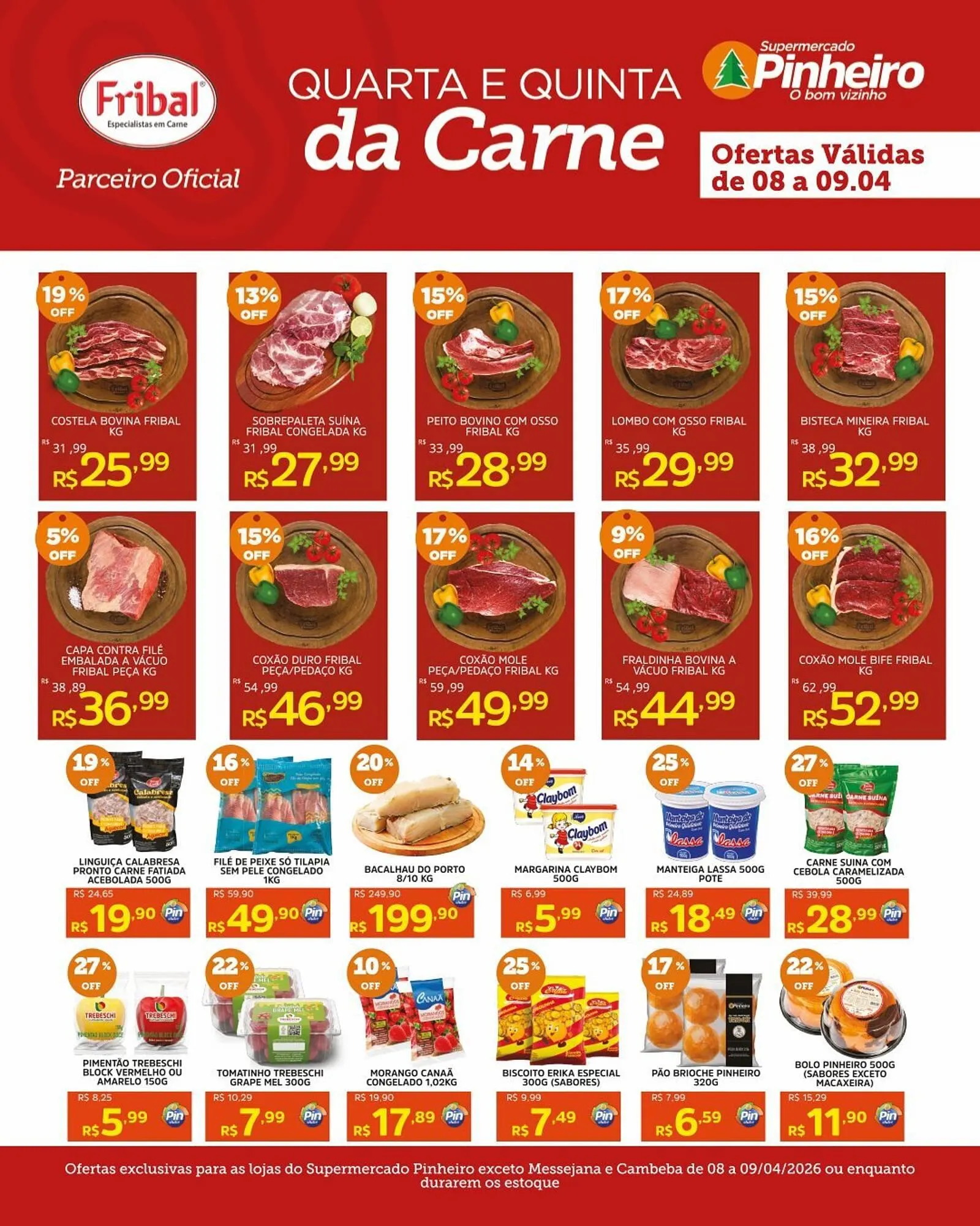 Encarte de Encarte Pinheiro Supermercado 8 de abril até 9 de abril 2026 - Pagina 2