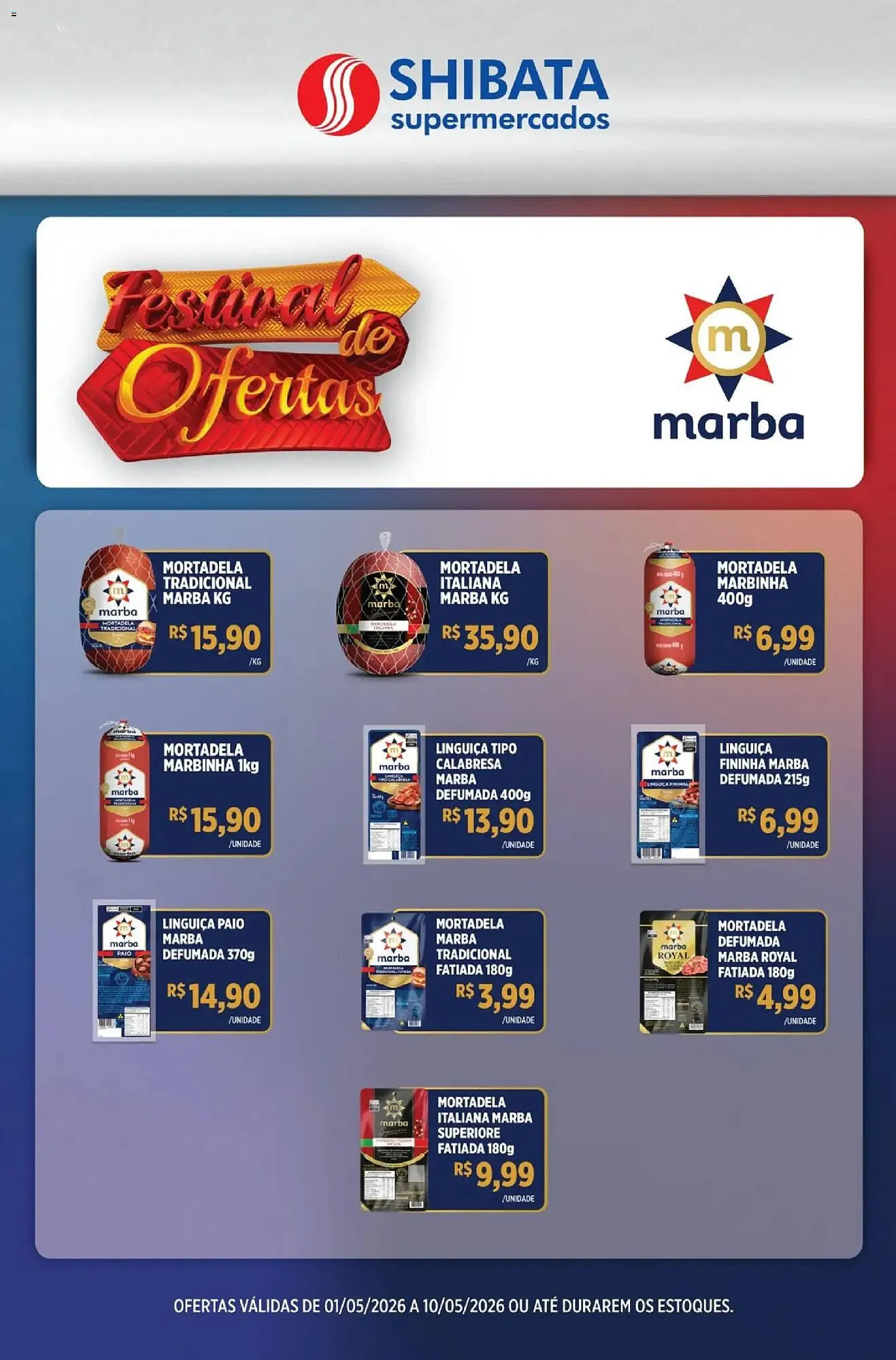 Encarte de Folheto Shibata Supermercados 1 de maio até 10 de maio 2026 - Pagina 1
