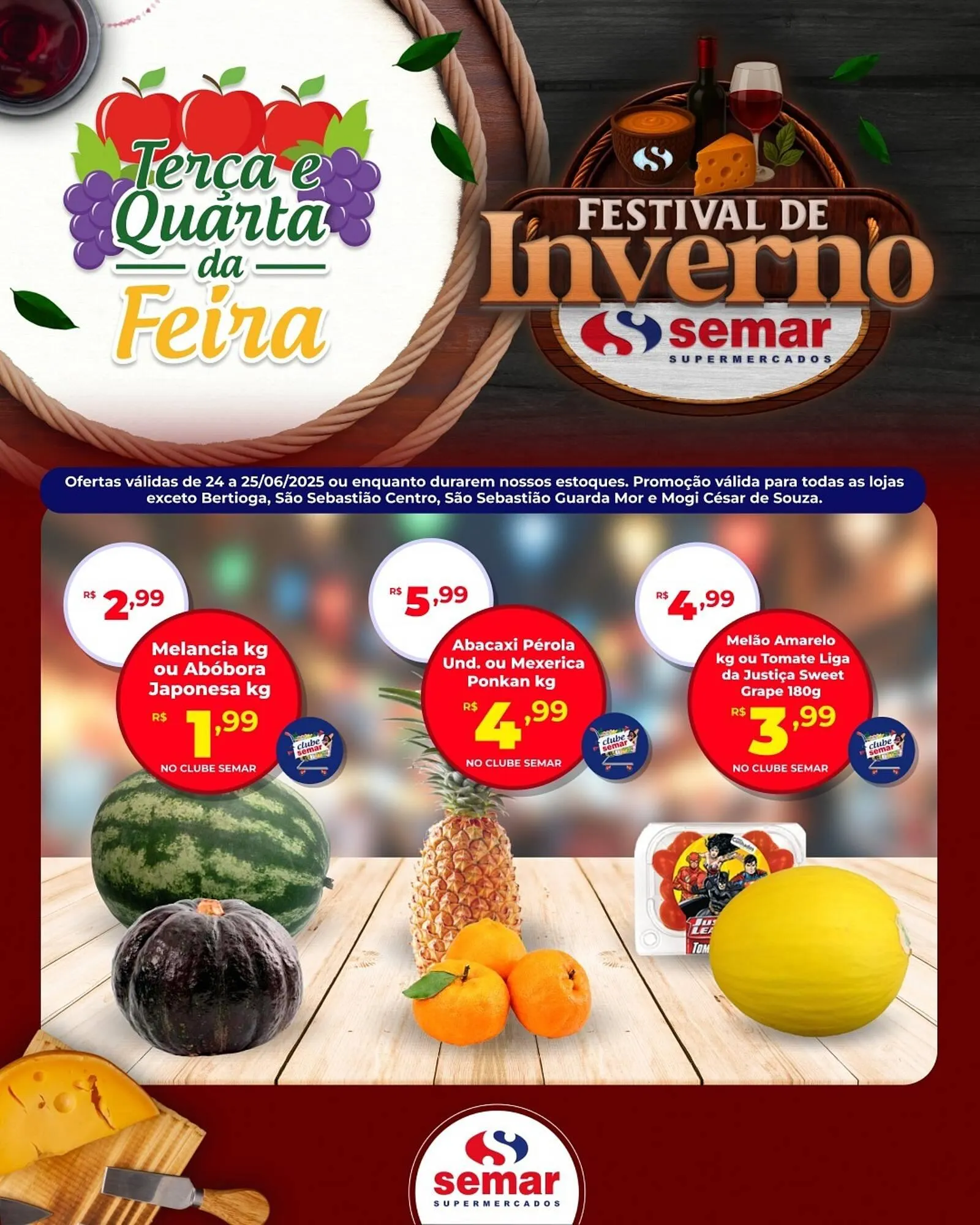 Encarte de Catálogo Semar Supermercado 23 de junho até 25 de junho 2025 - Pagina 2