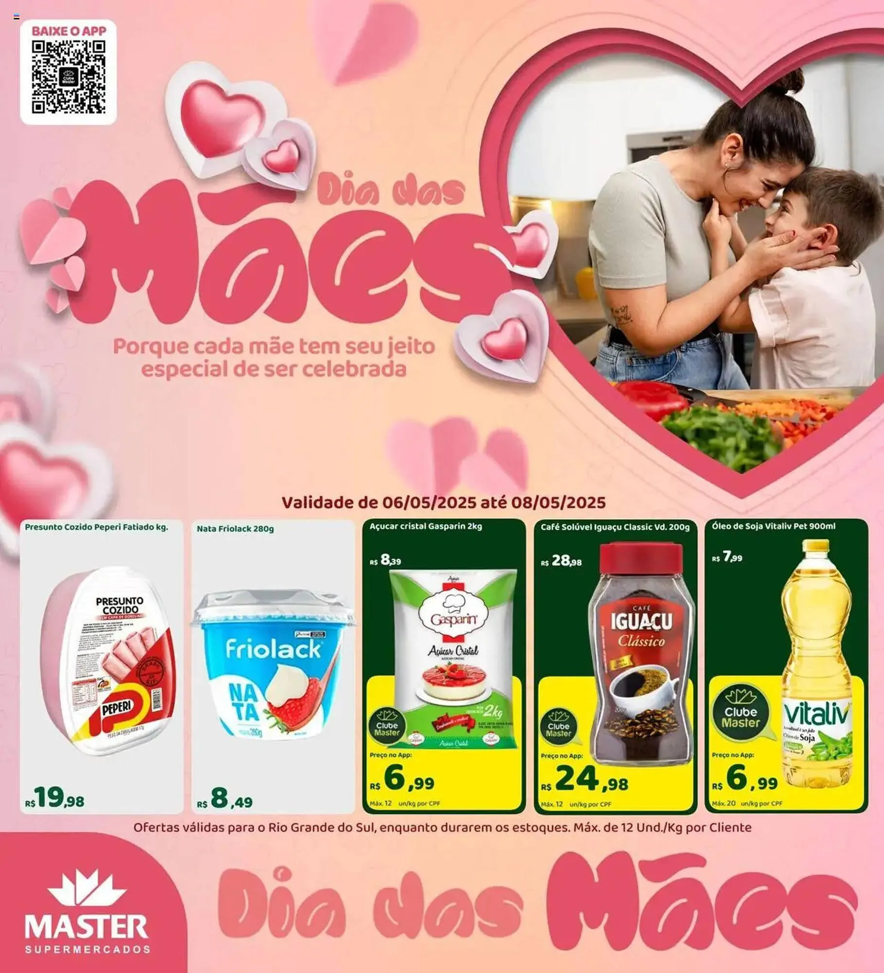 Encarte de Catálogo Master Supermercados 6 de maio até 8 de maio 2025 - Pagina 1