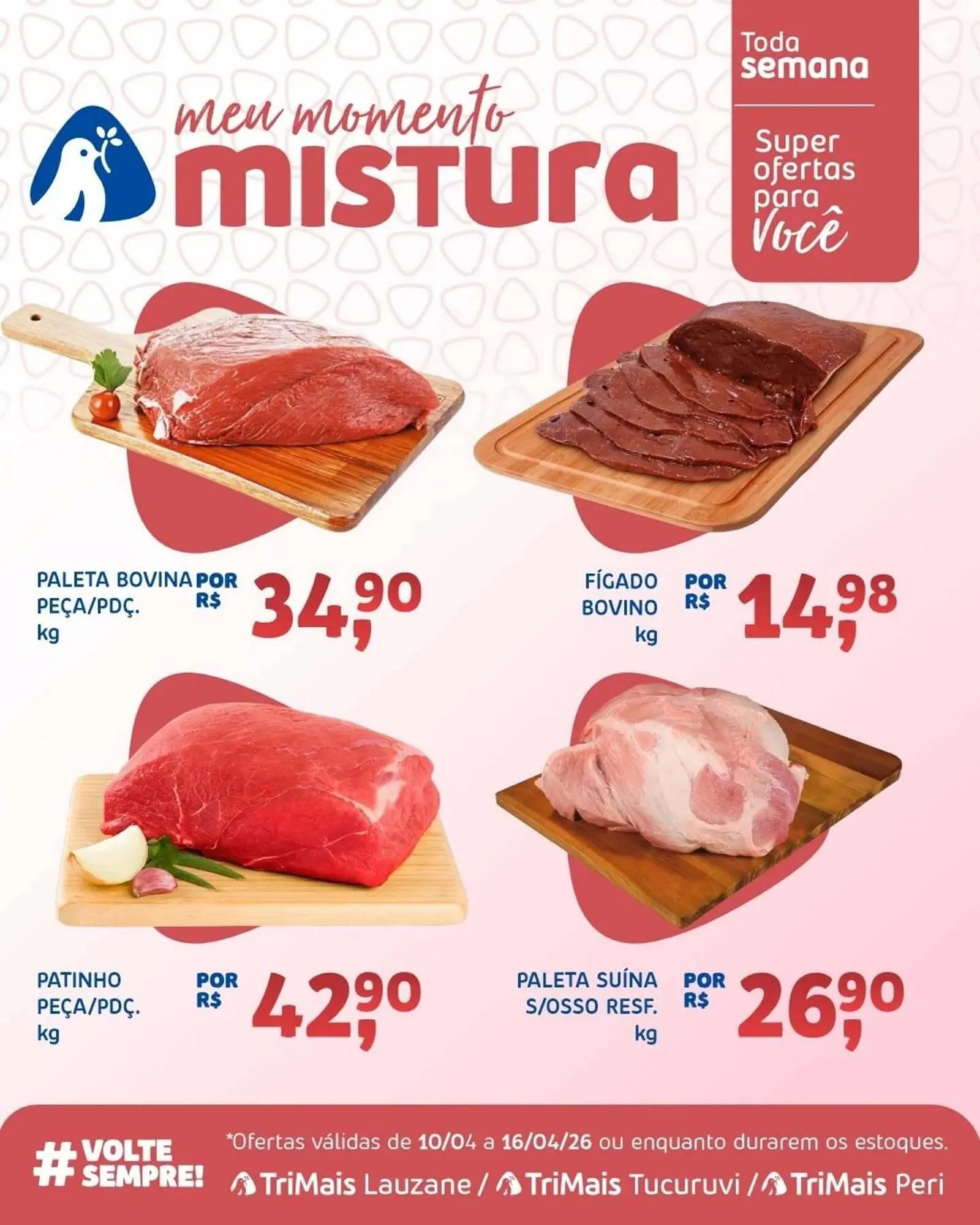 Encarte de Catálogo Trimais Supermercado 10 de abril até 16 de abril 2026 - Pagina 1