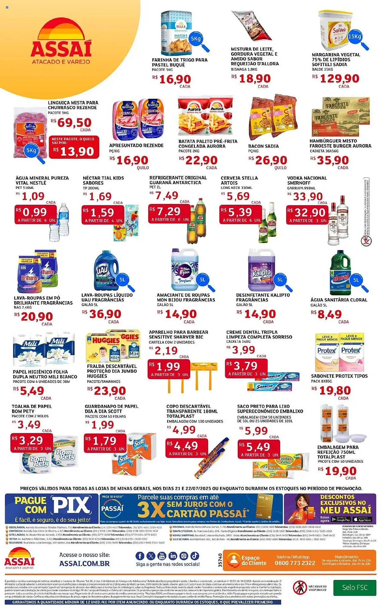 Encarte de Catálogo Assaí Atacadista 21 de julho até 22 de julho 2025 - Pagina 2