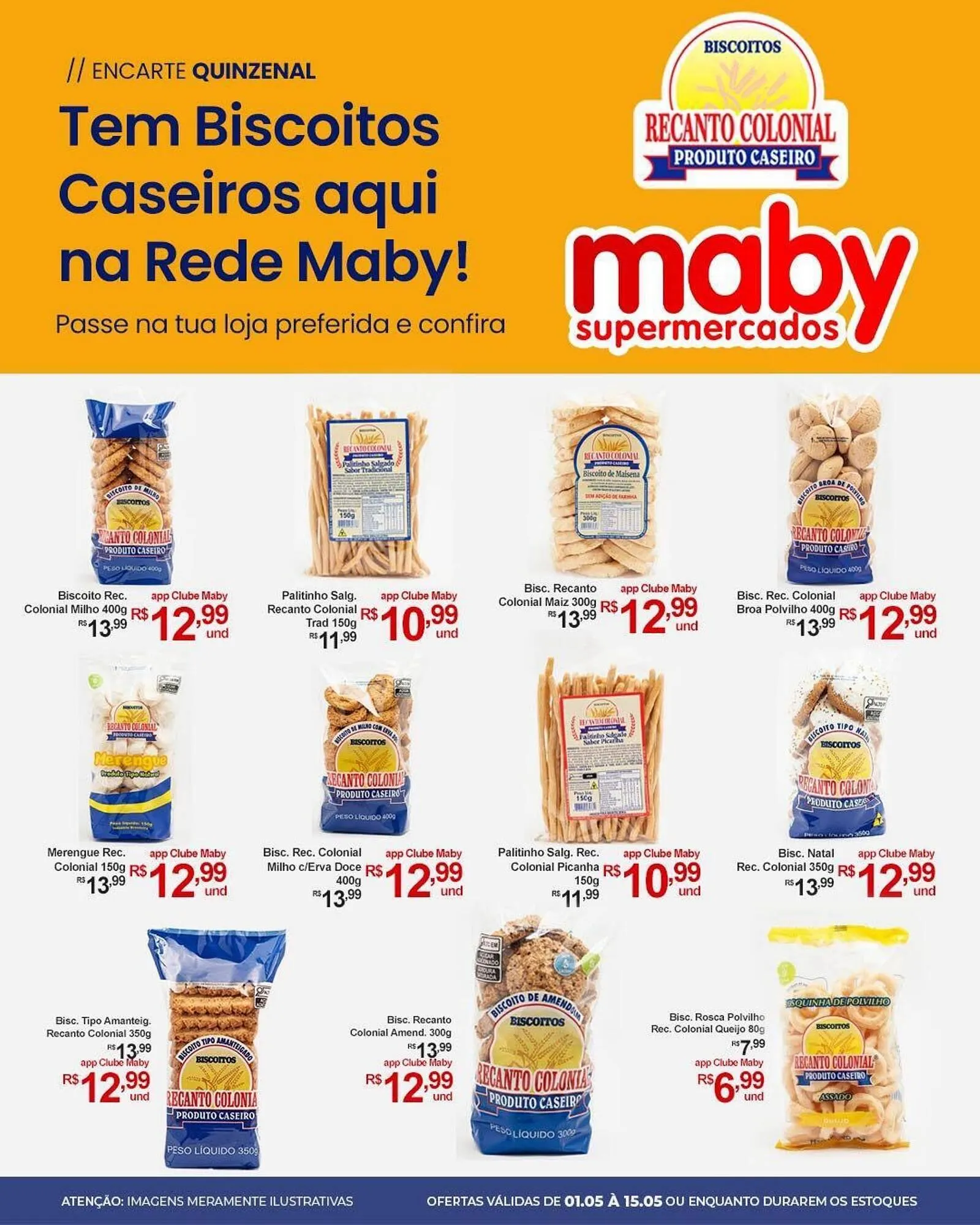 Encarte de Catálogo Maby Supermercados 1 de maio até 15 de maio 2025 - Pagina 1