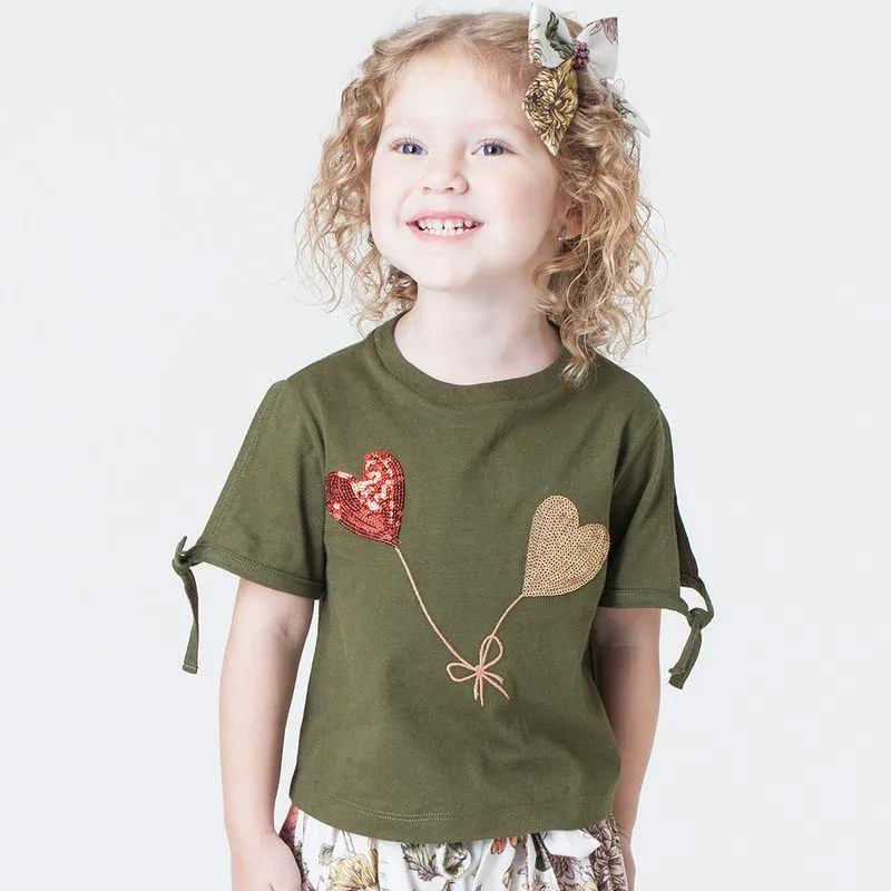 Conjunto Toddler Menina Oriental Garden Verde