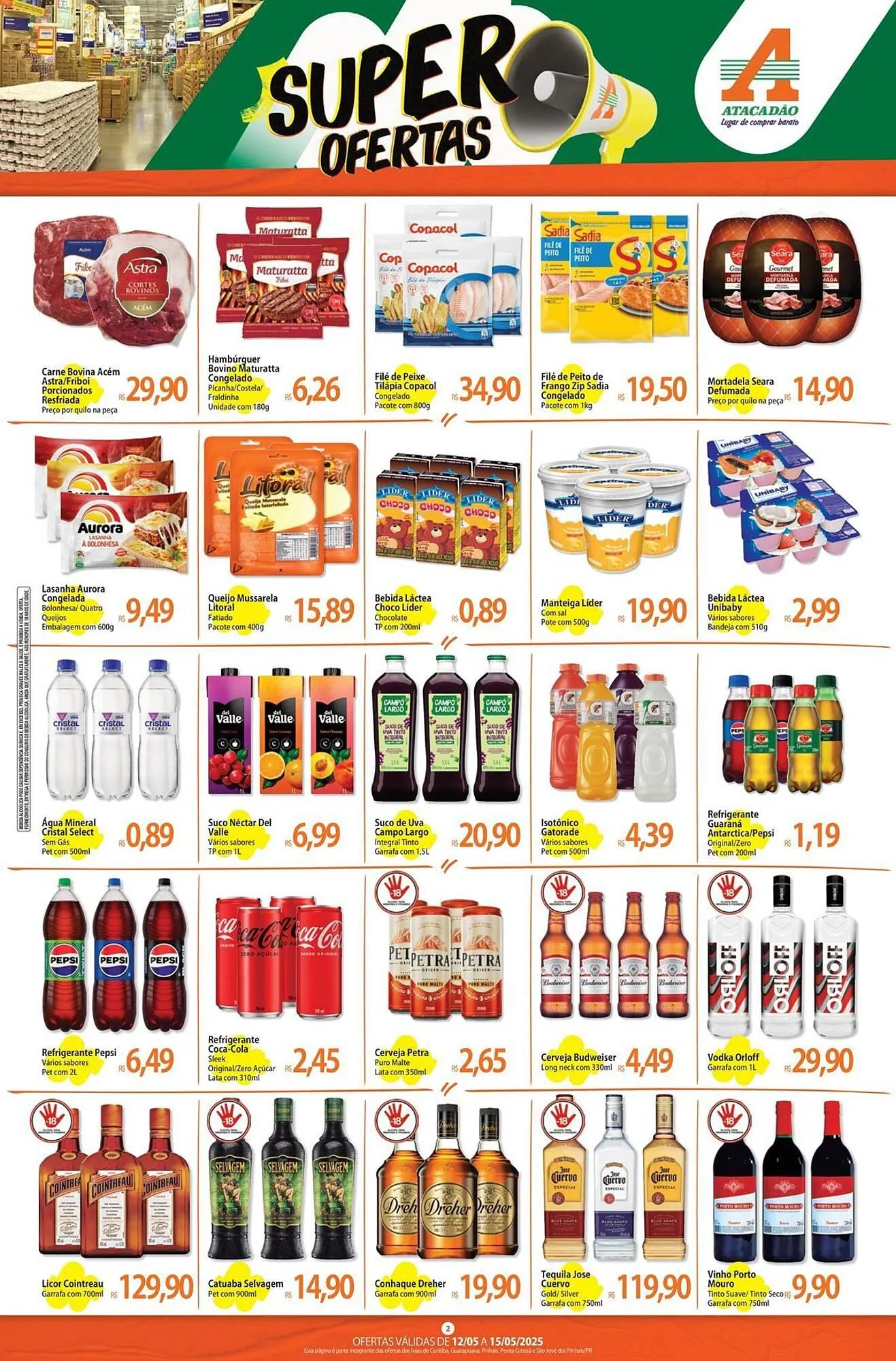 Encarte de Catálogo Atacadão 12 de maio até 15 de maio 2025 - Pagina 2