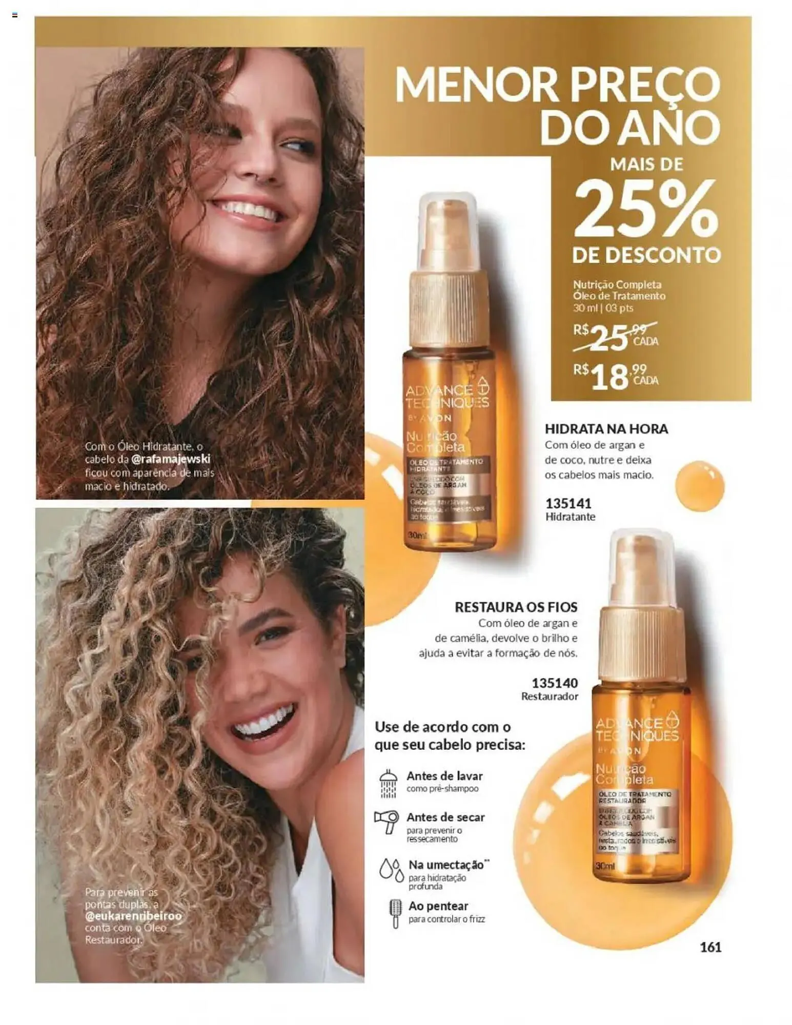 Encarte de Catálogo Avon 3 de junho até 2 de julho 2025 - Pagina 159
